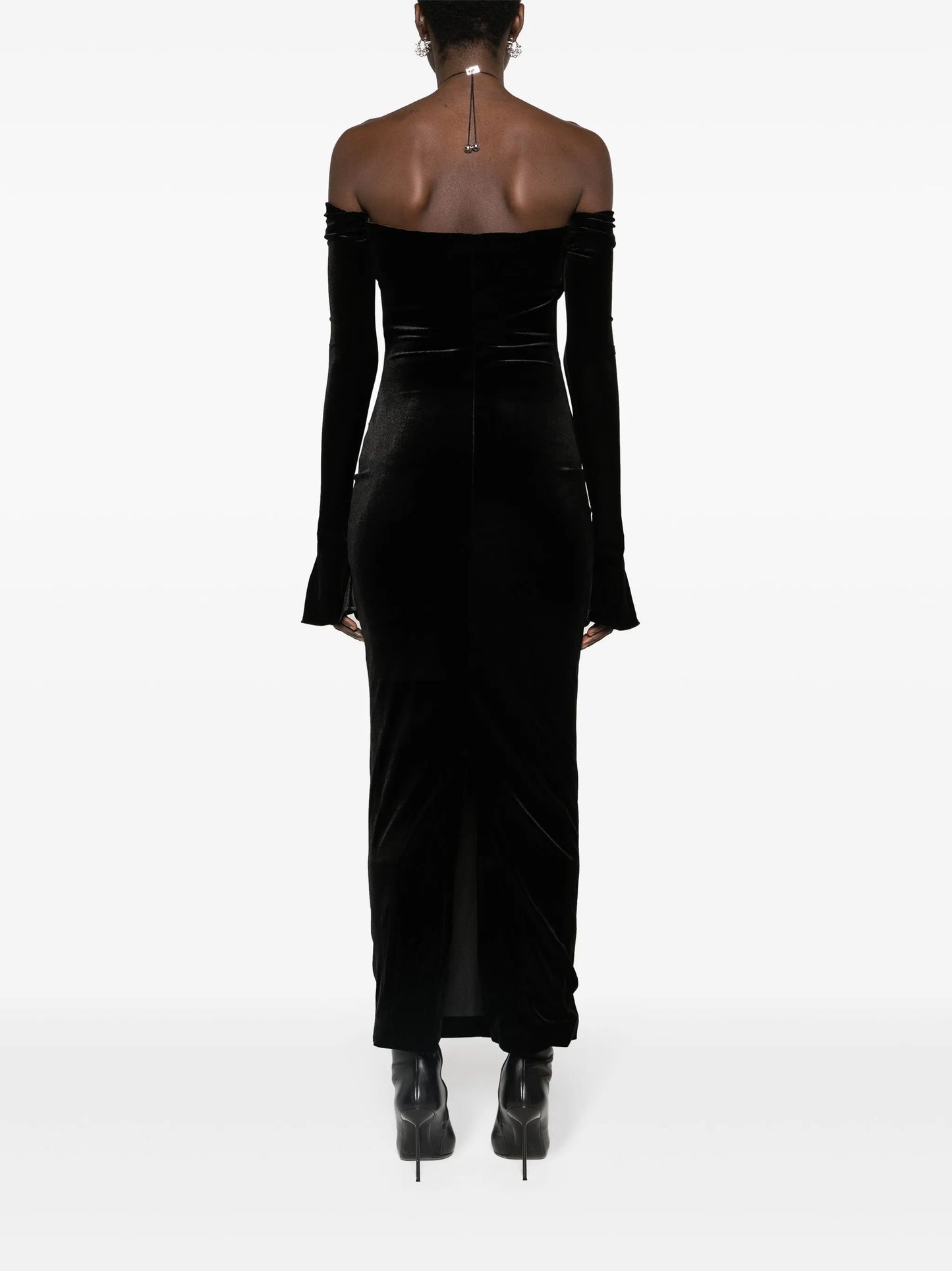 Salm velvet midi dress