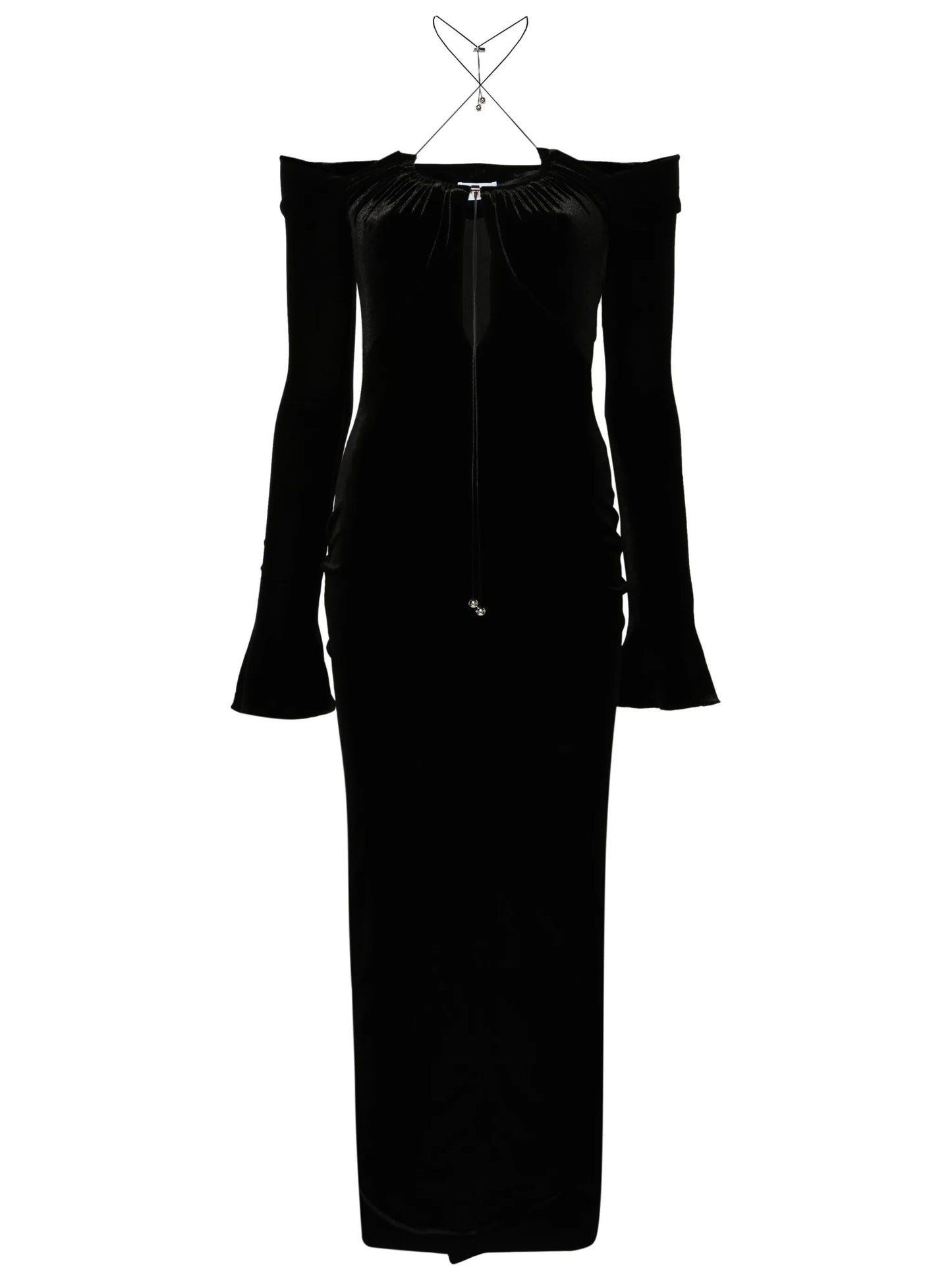Salm velvet midi dress