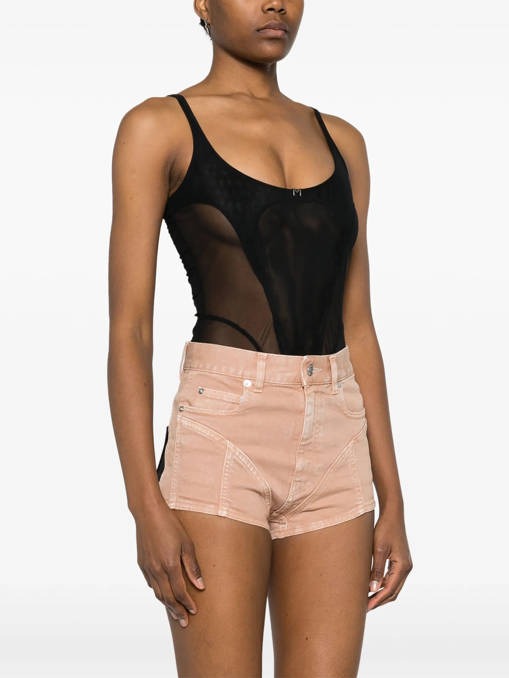 mesh corset body