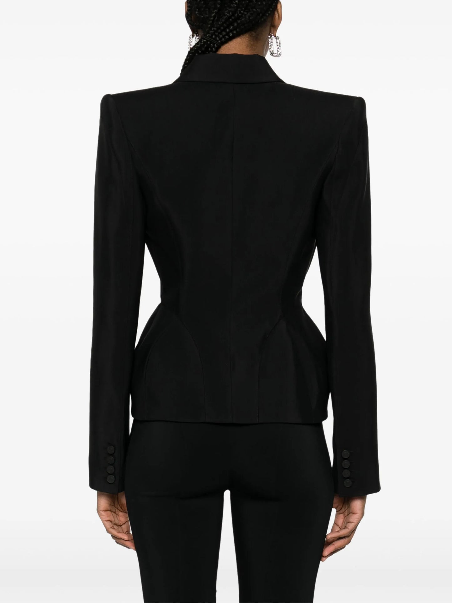 double-breasted blazer