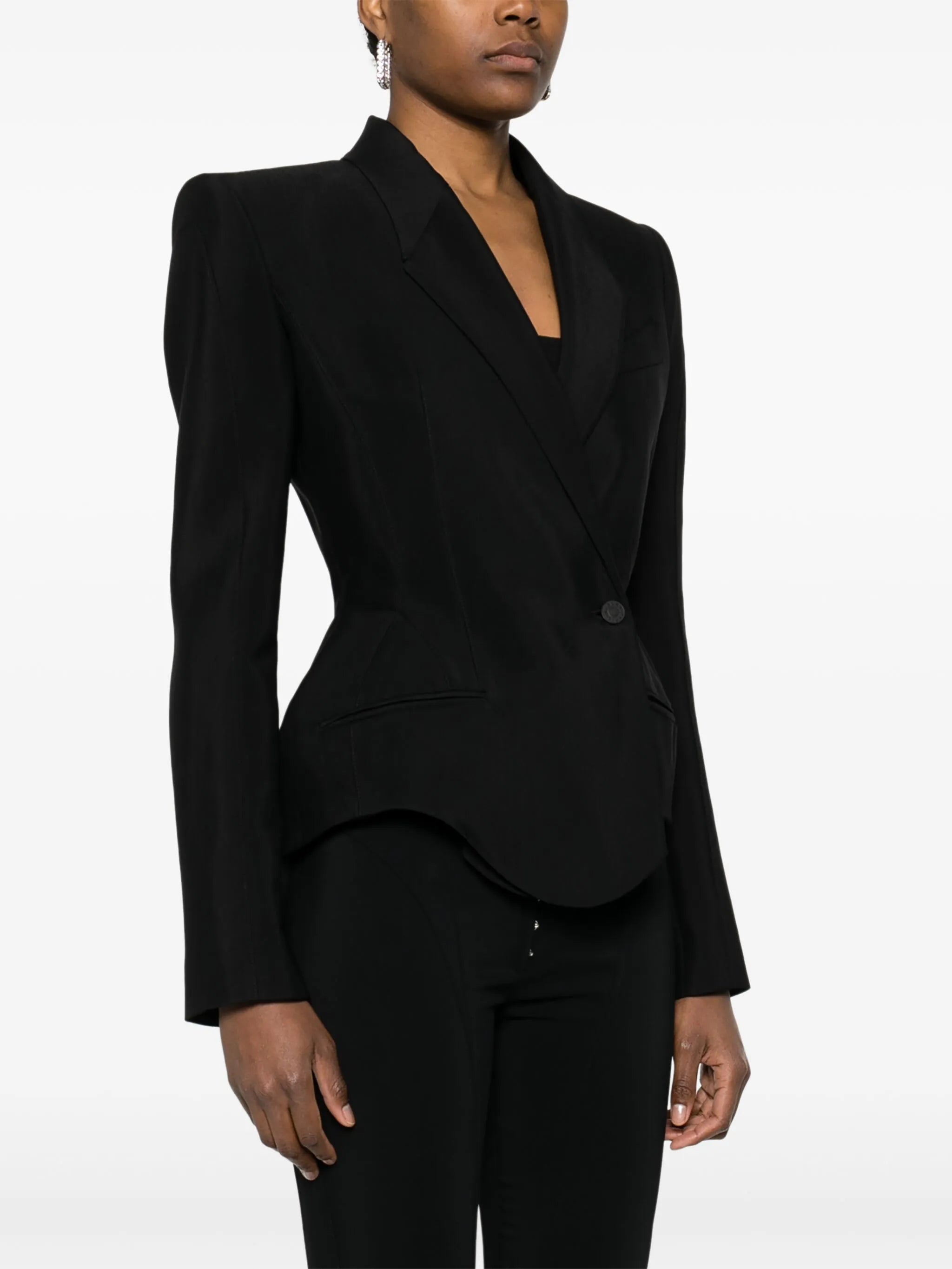double-breasted blazer