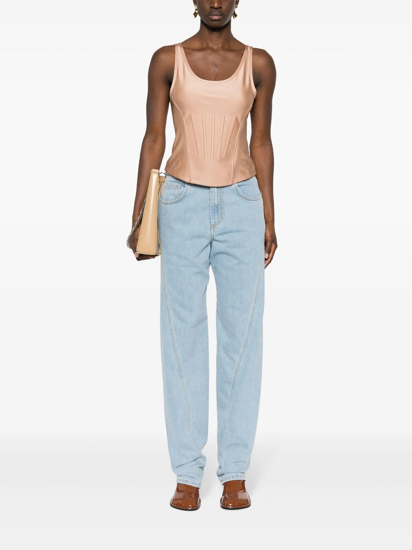satin corset top