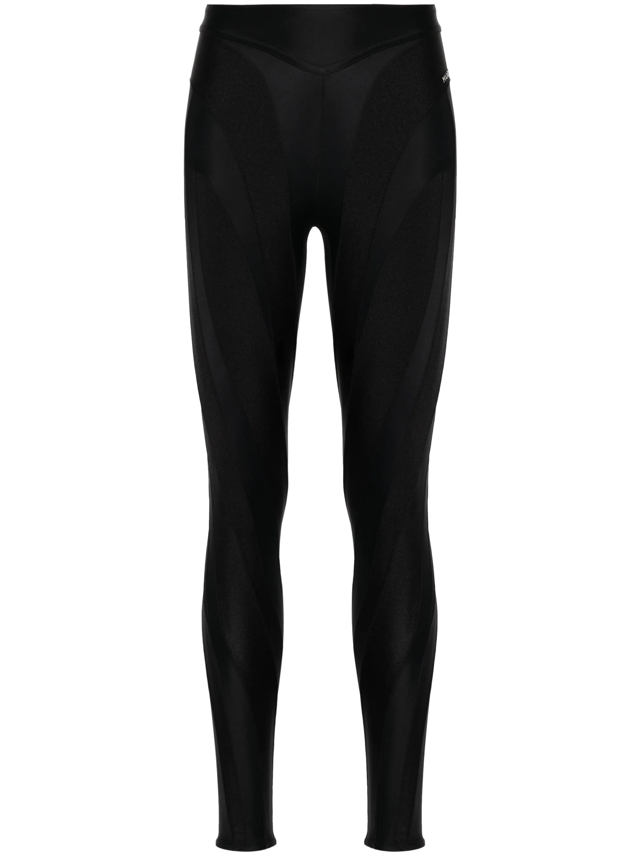 panelled spiral leggings