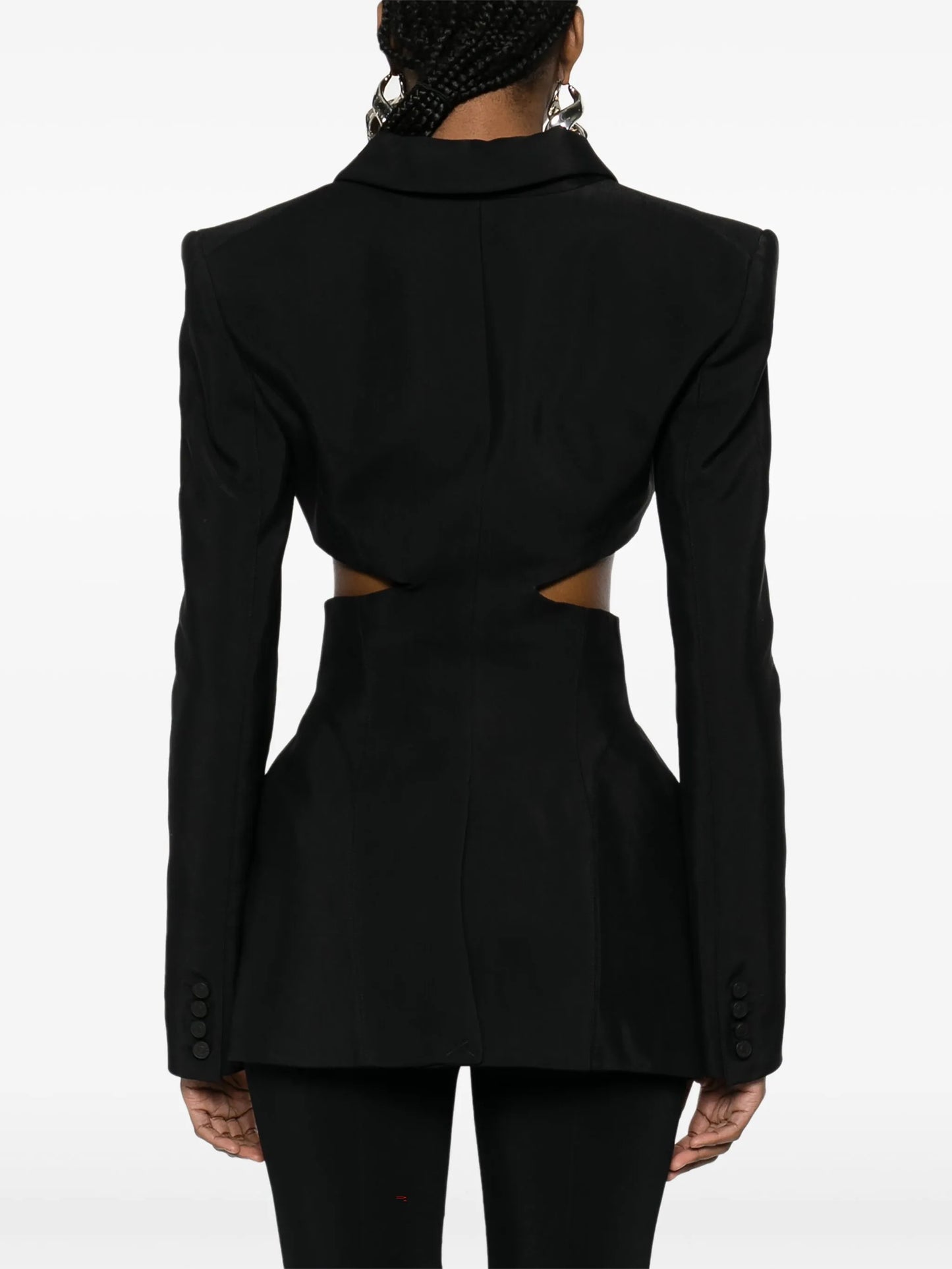 cut-out detailing blazer