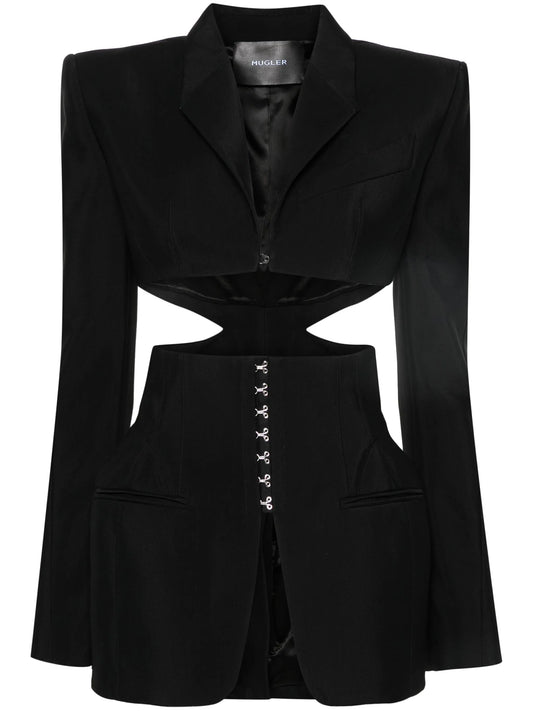 cut-out detailing blazer