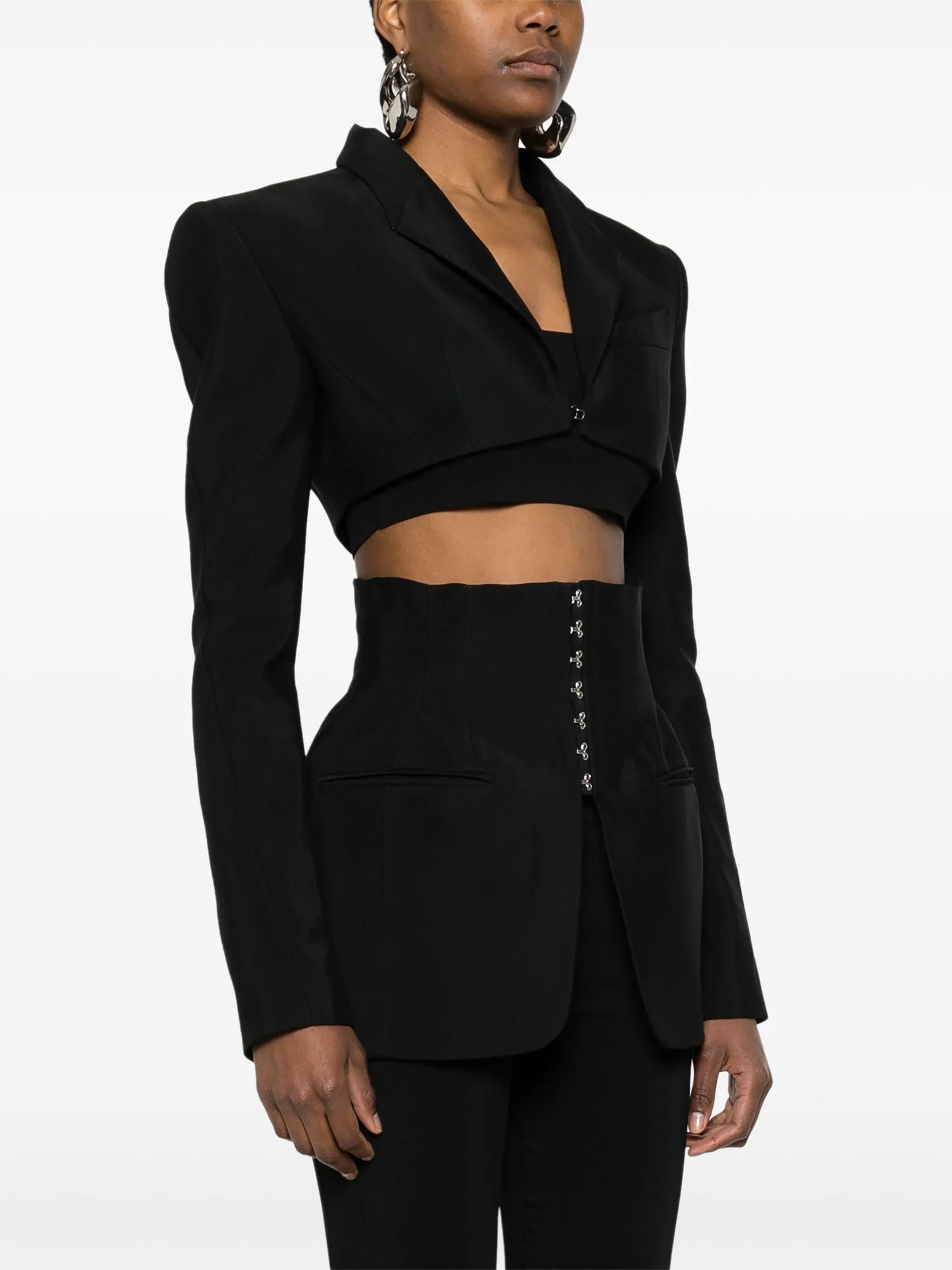 cut-out detailing blazer