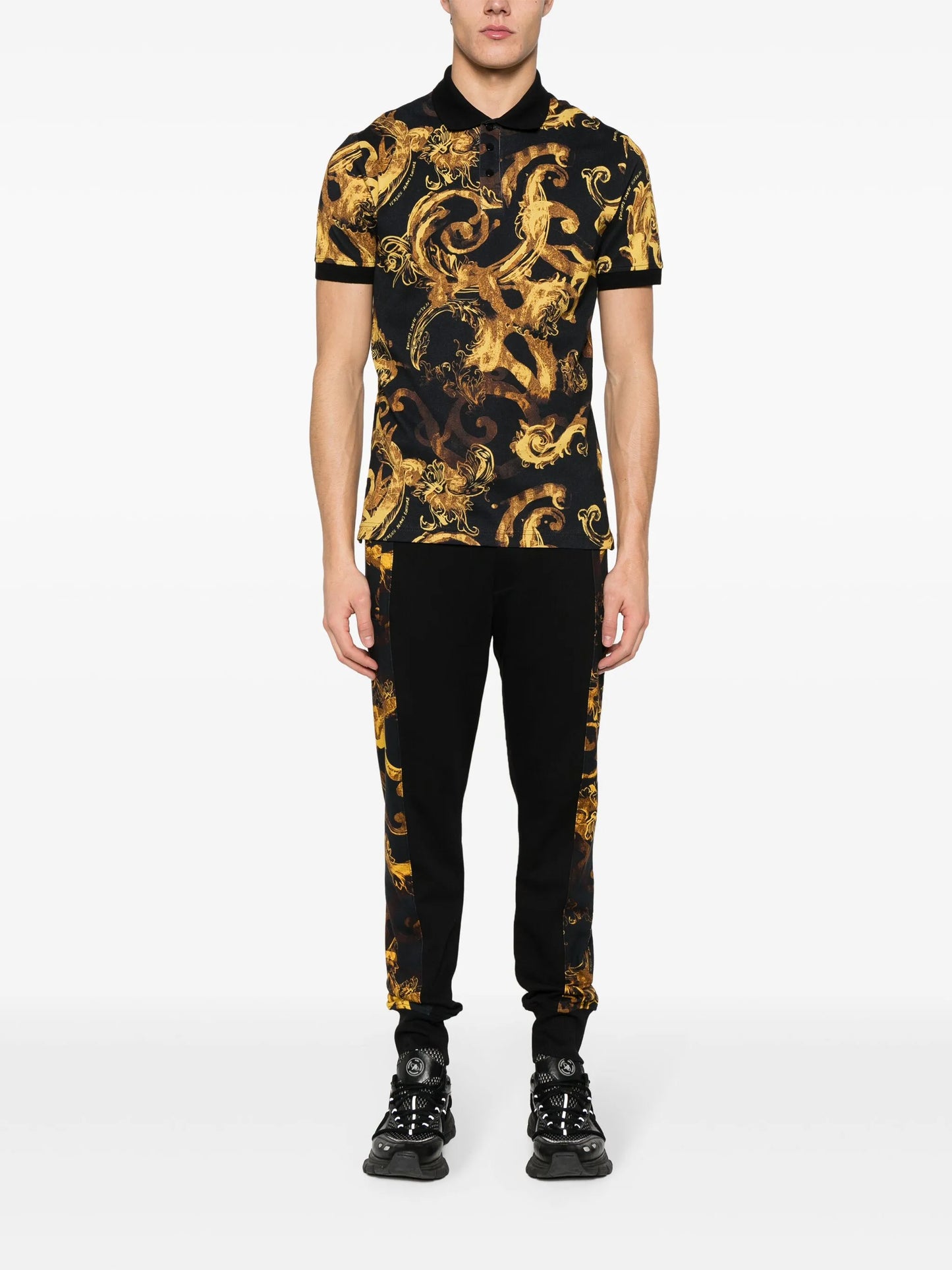 Watercolour Couture polo shirt