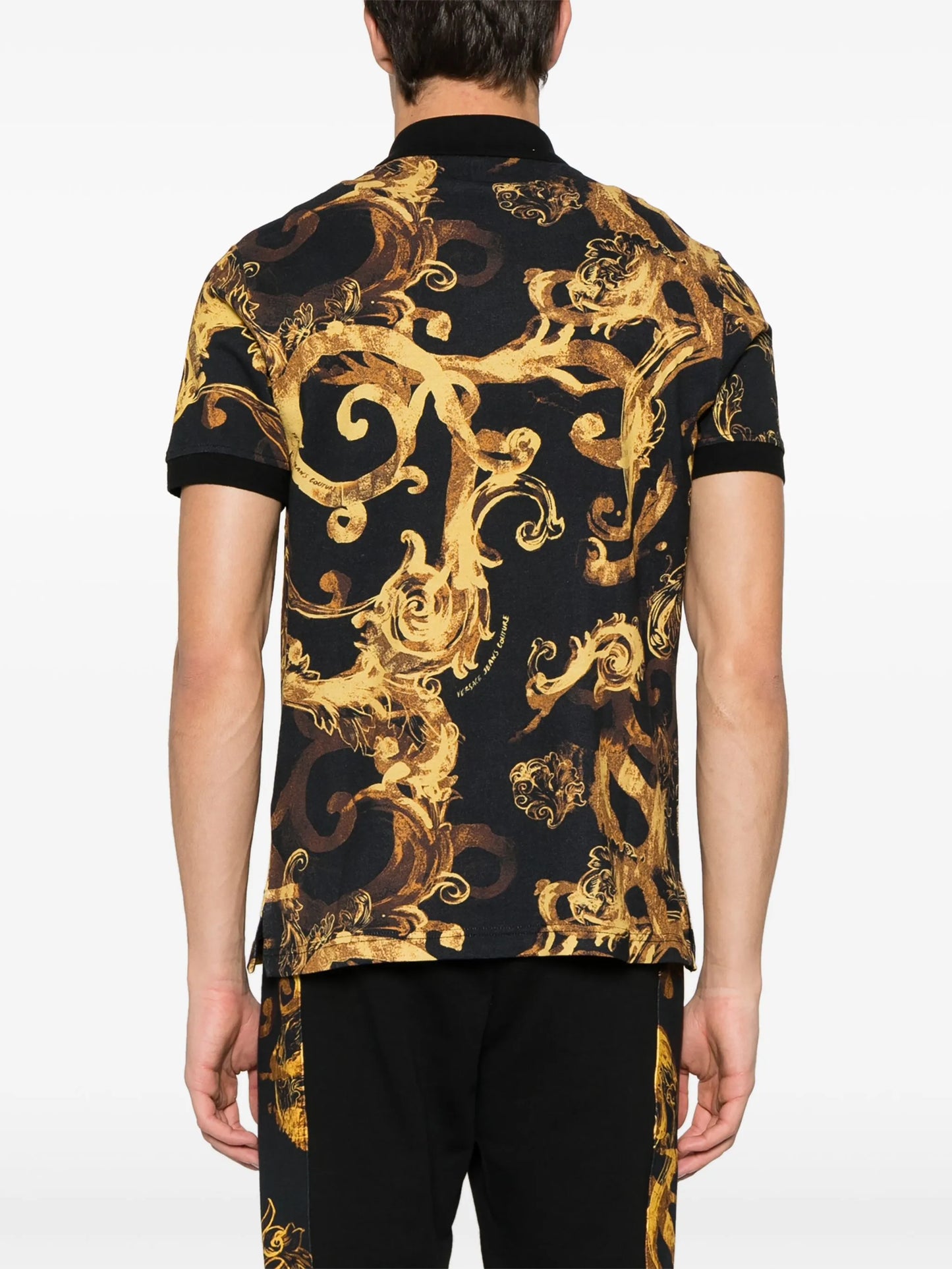 Watercolour Couture polo shirt