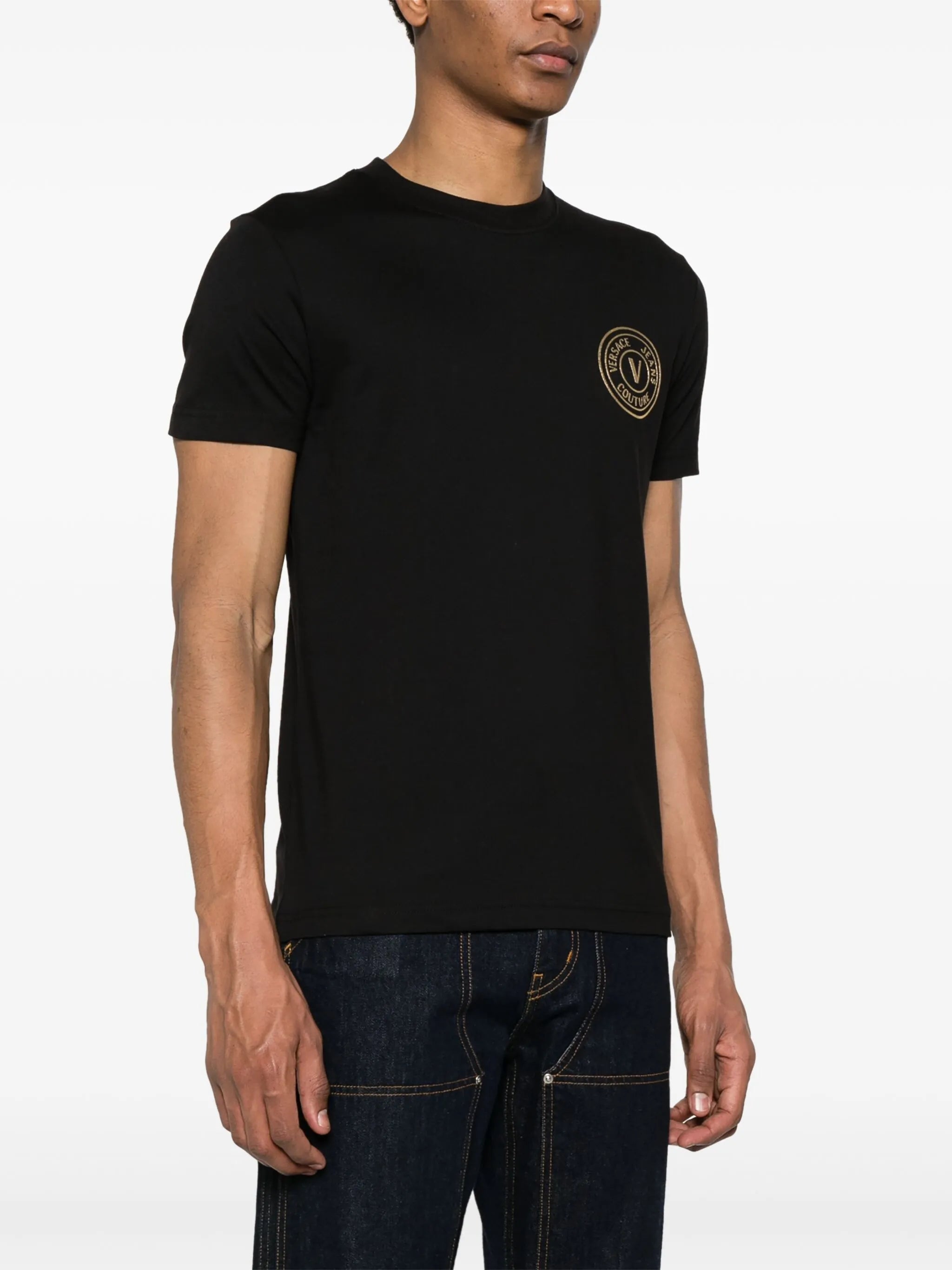 logo-print cotton T-shirt
