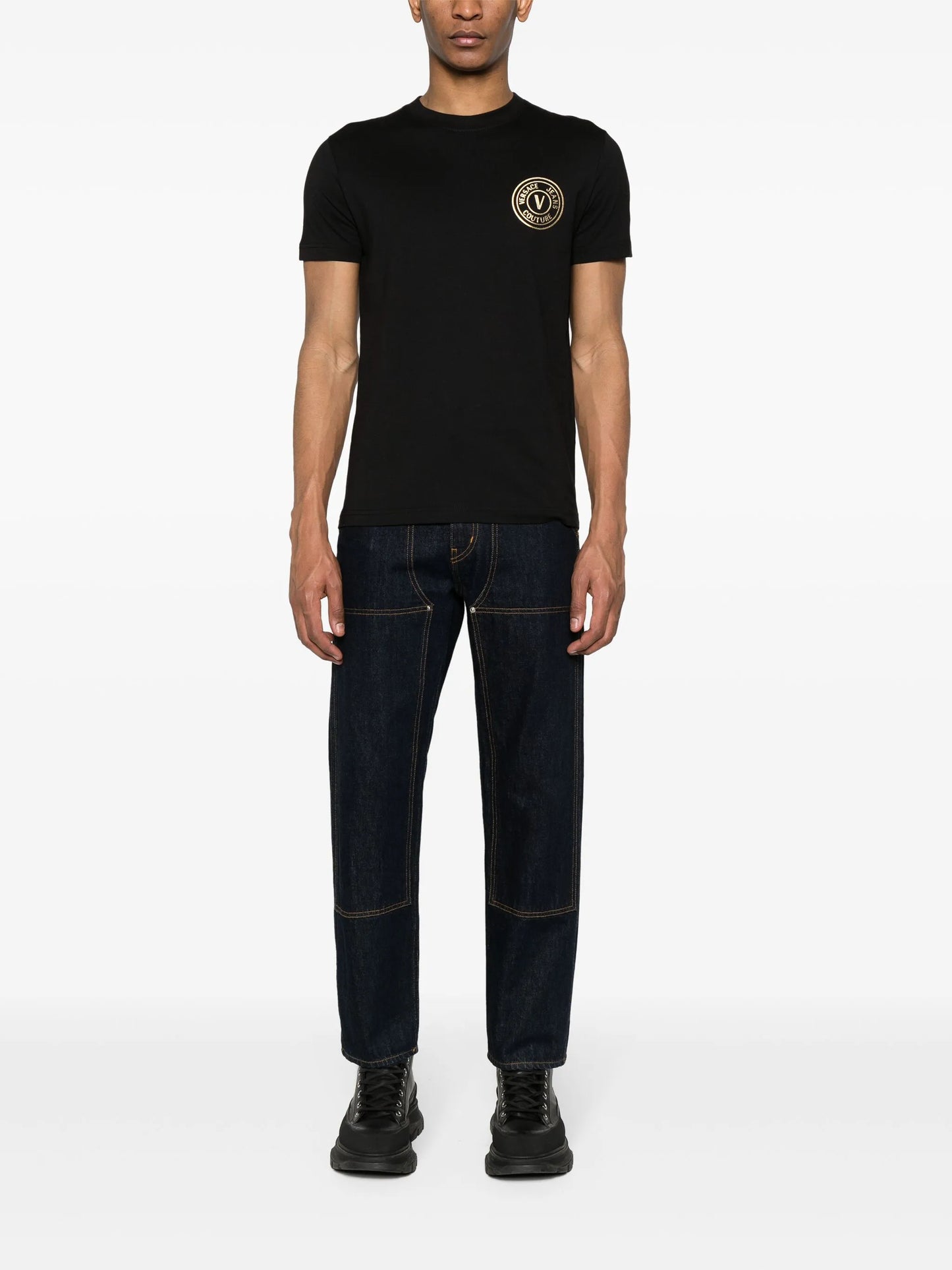 logo-print cotton T-shirt