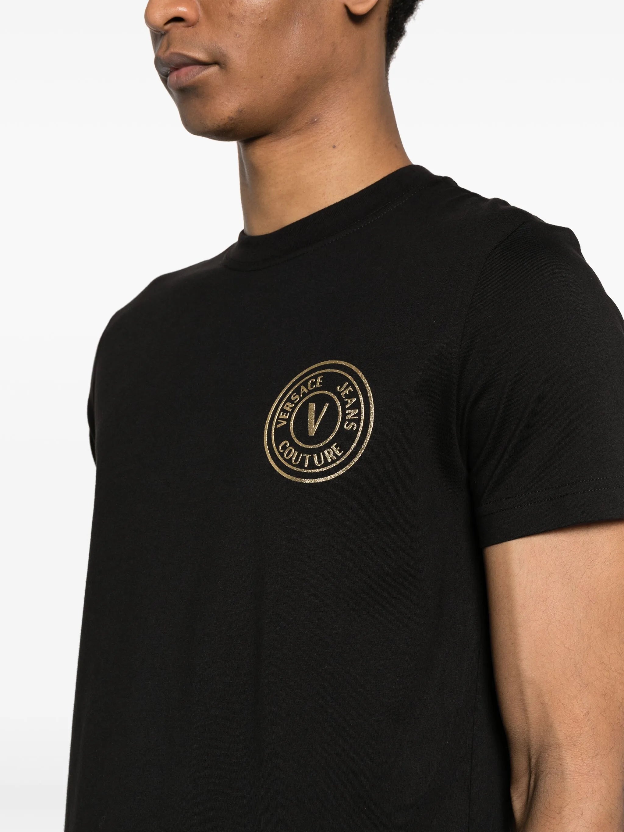 logo-print cotton T-shirt