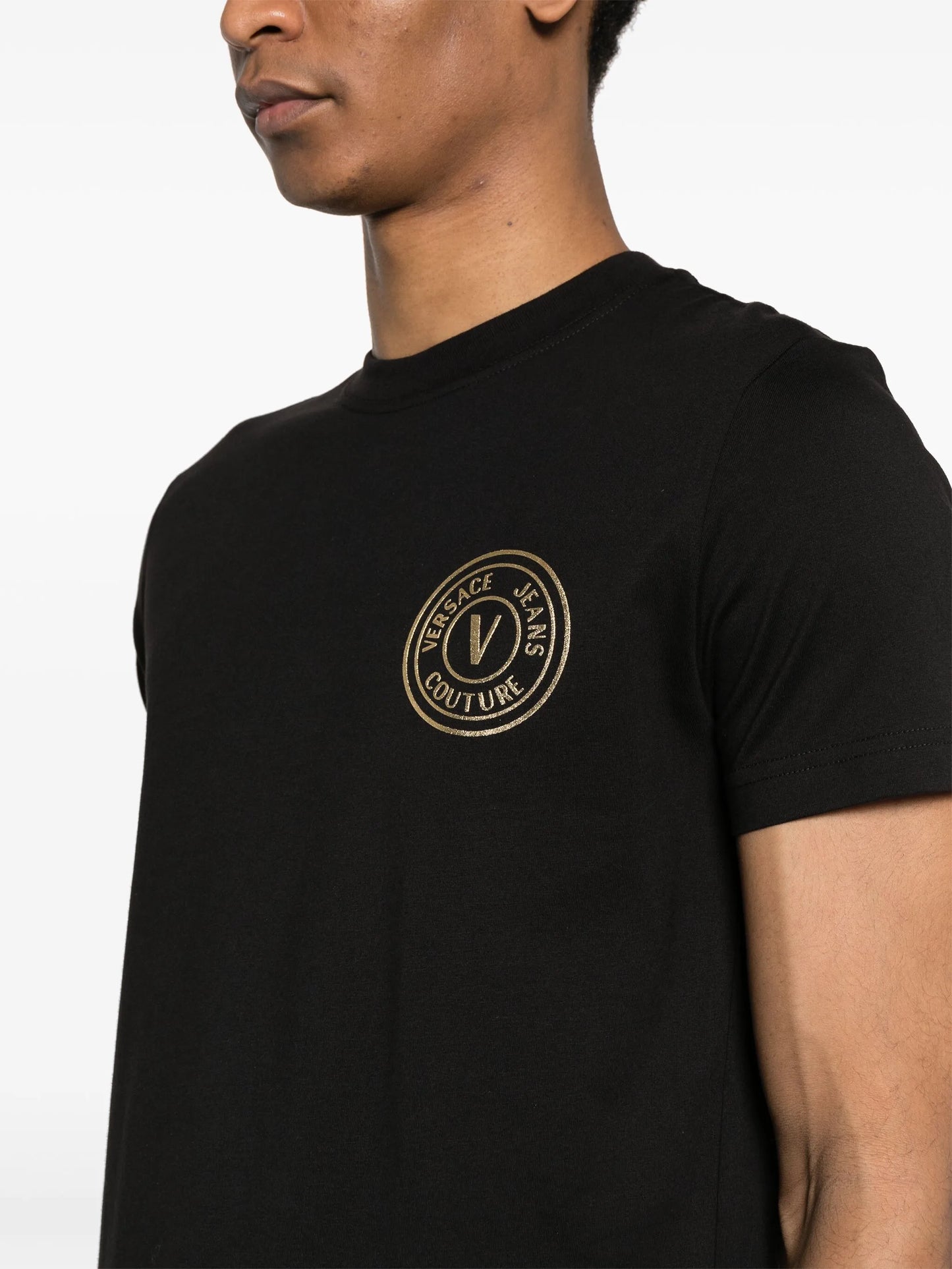 logo-print cotton T-shirt