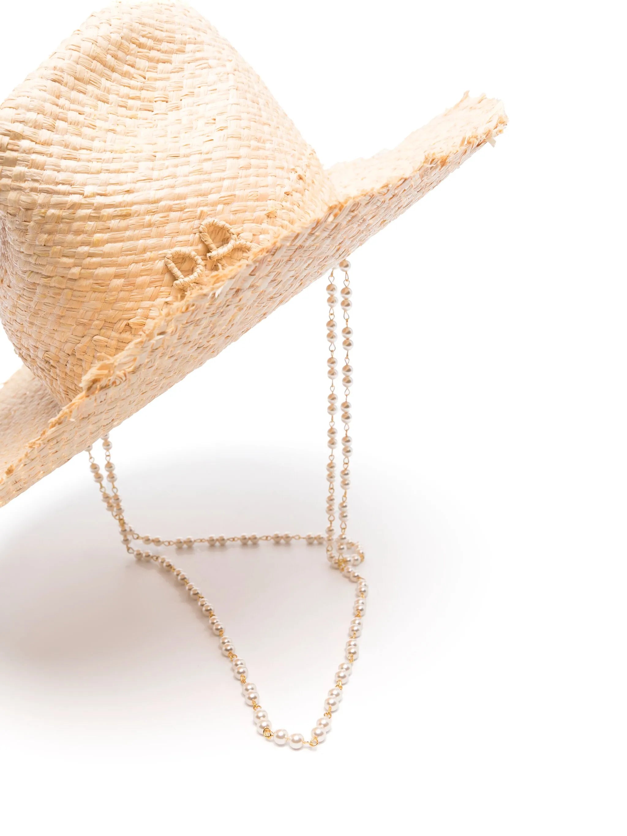 logo-appliqué fedora hat