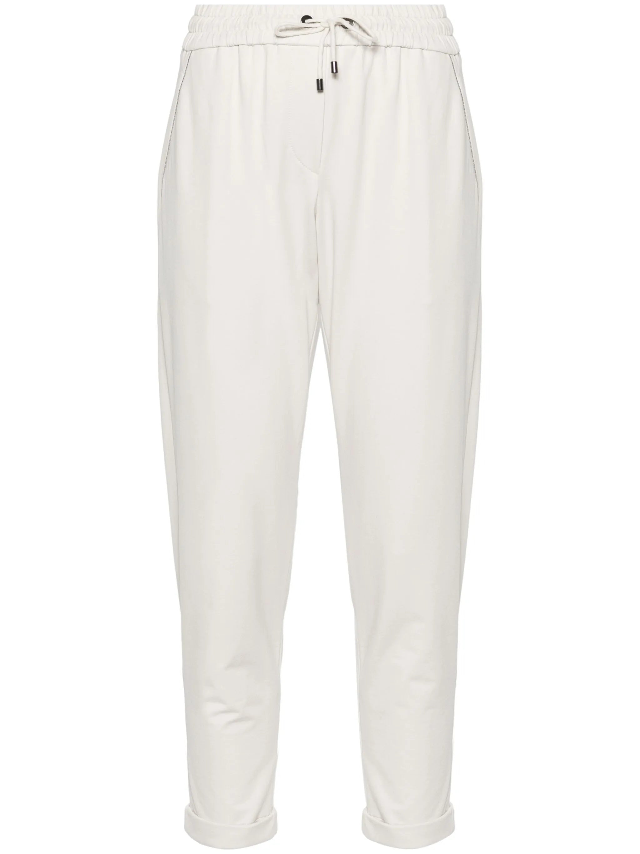 drawstring-fastening trousers