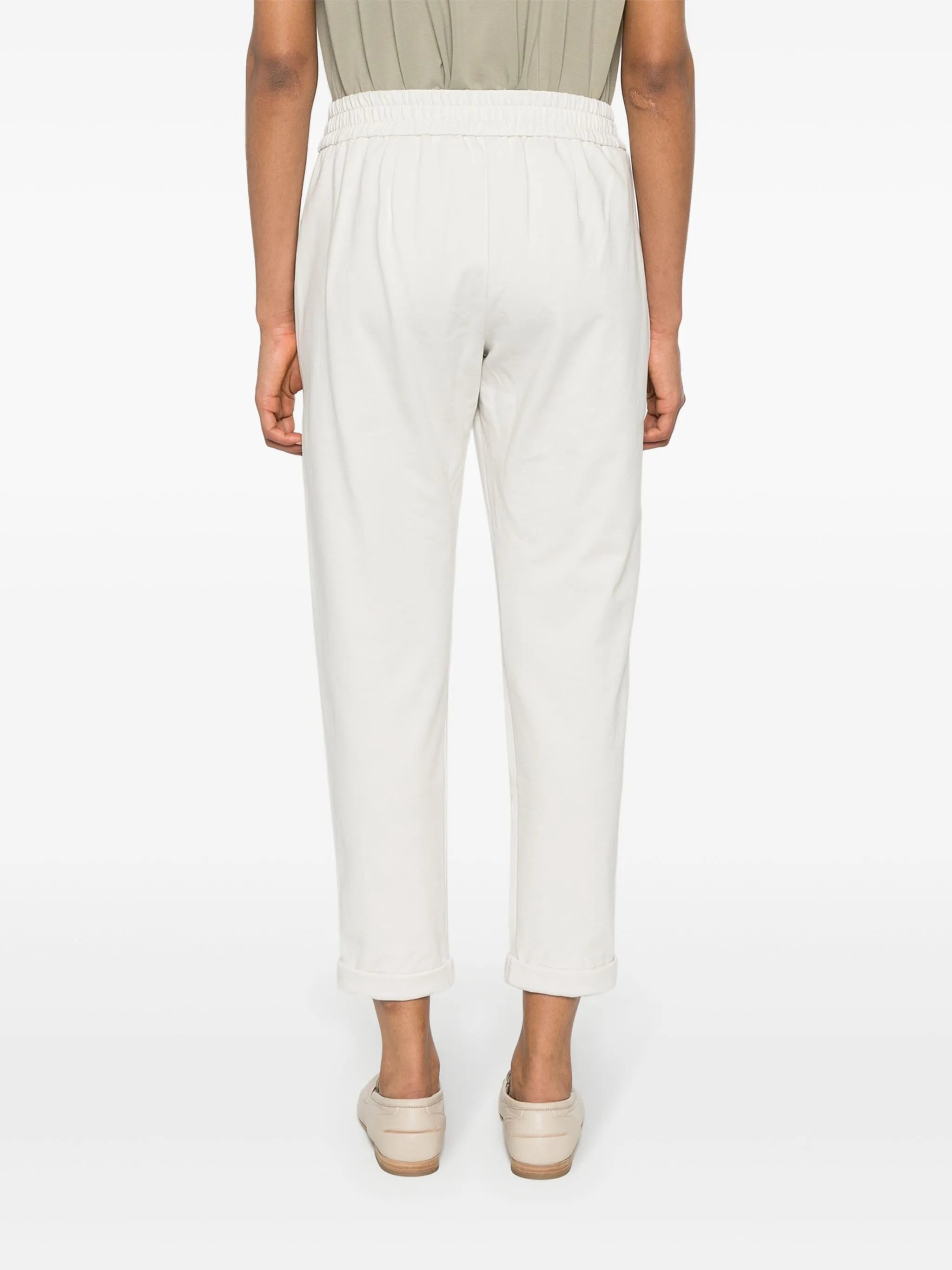 drawstring-fastening trousers