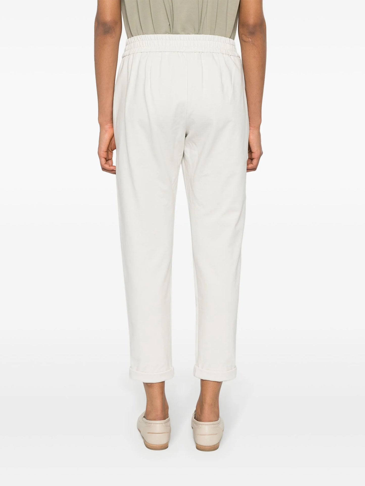 drawstring-fastening trousers