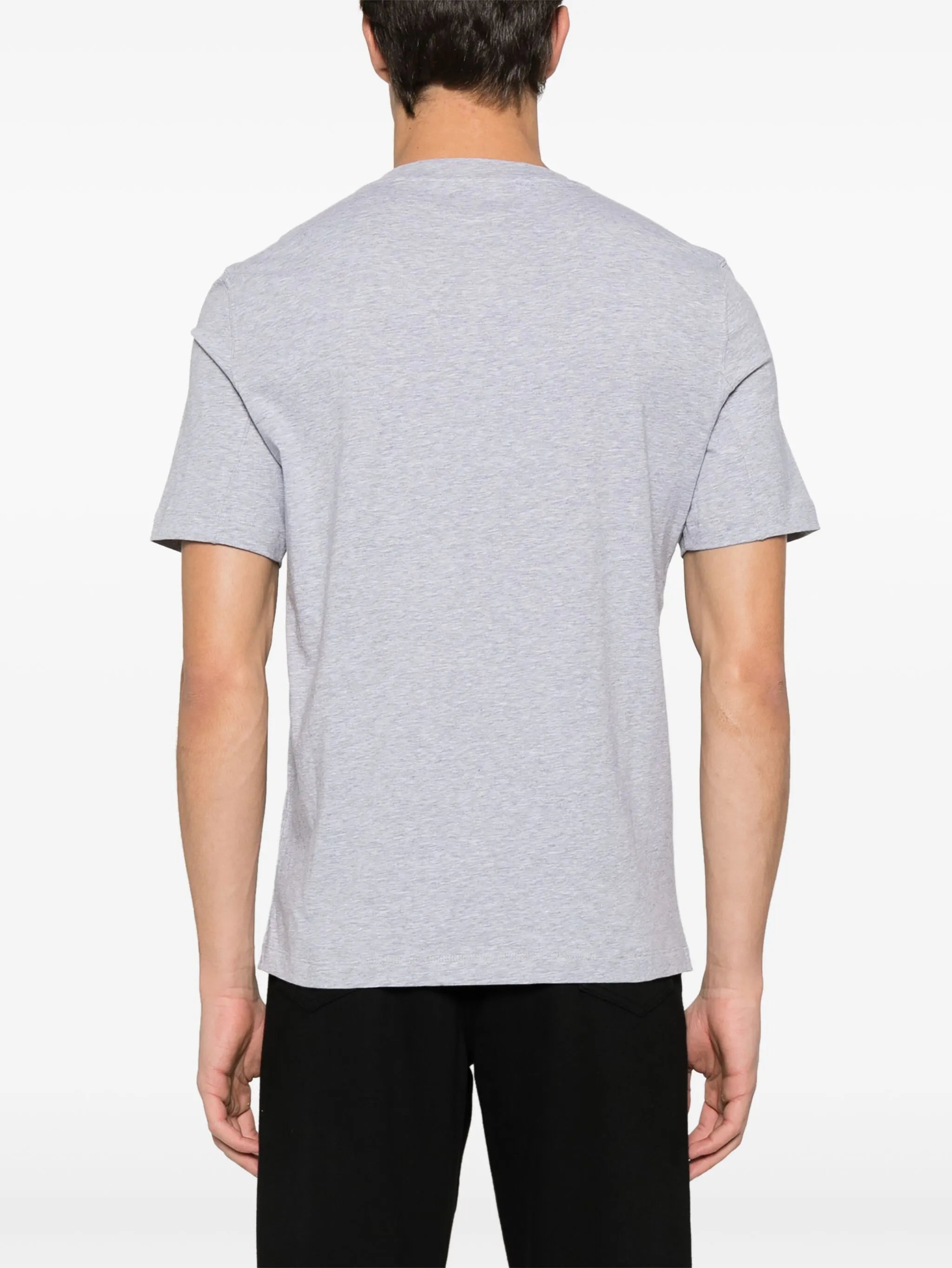 logo-print méllange T-shirt