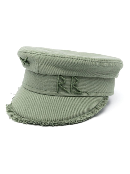appliqué-logo cotton hat