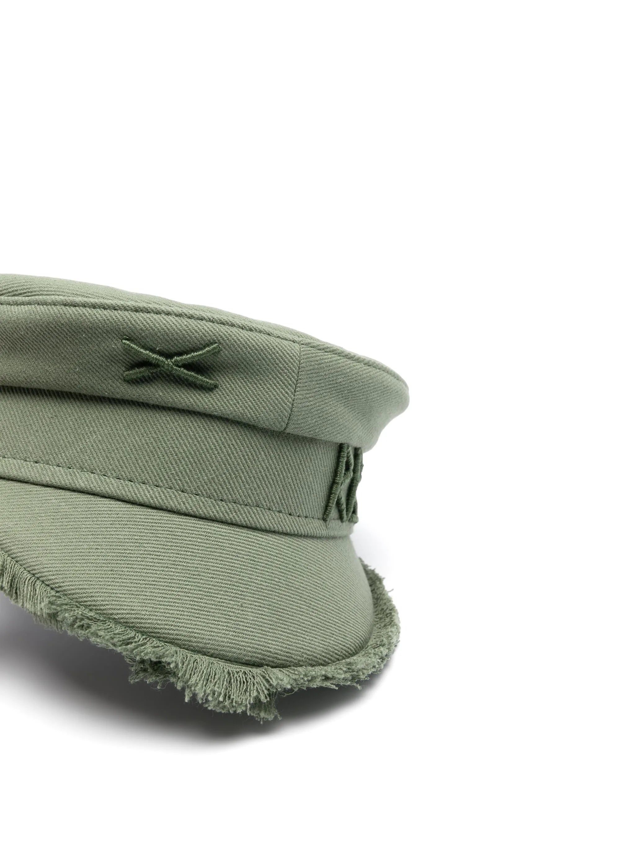 appliqué-logo cotton hat