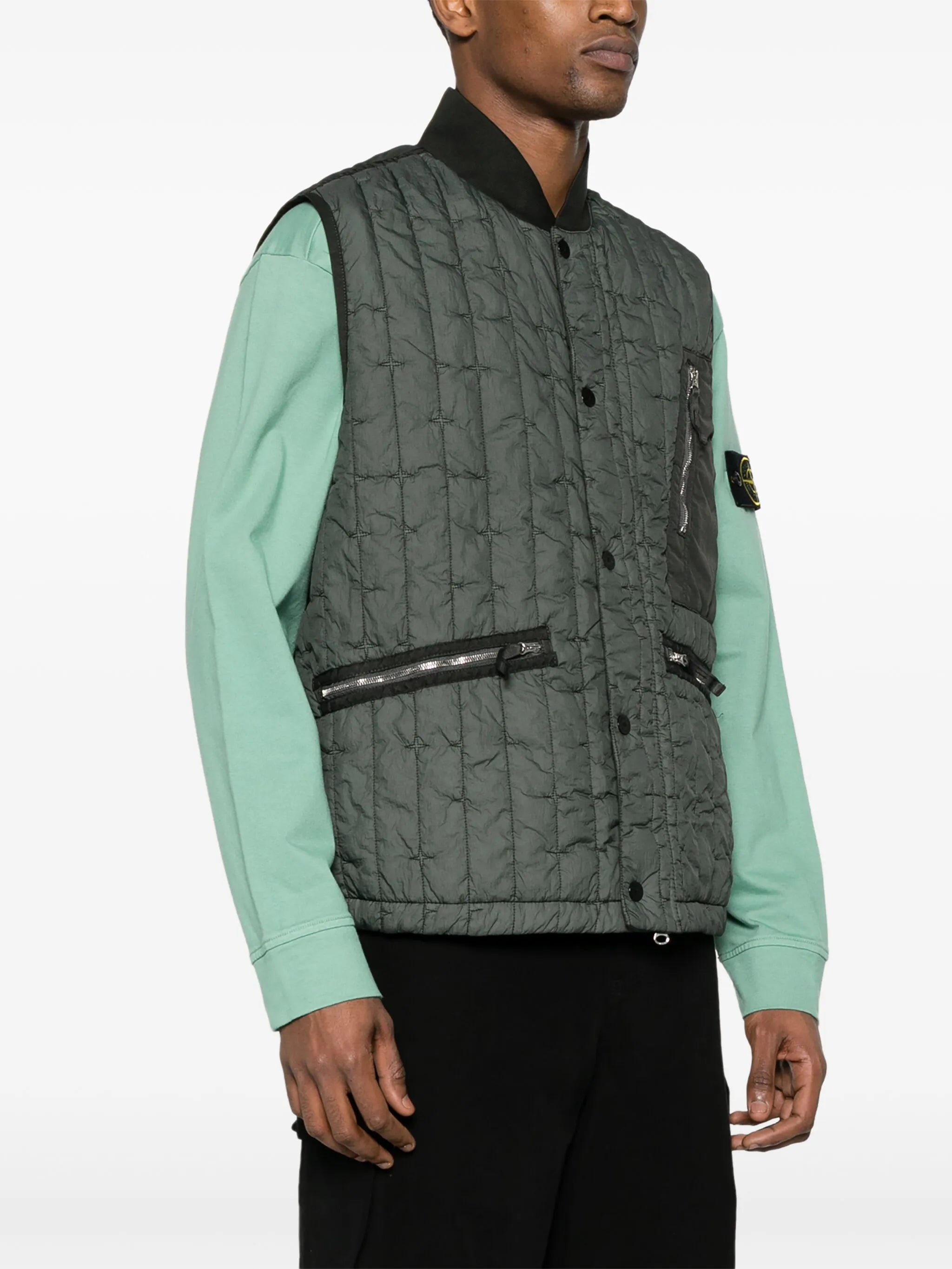 Stella quilted padded gilet