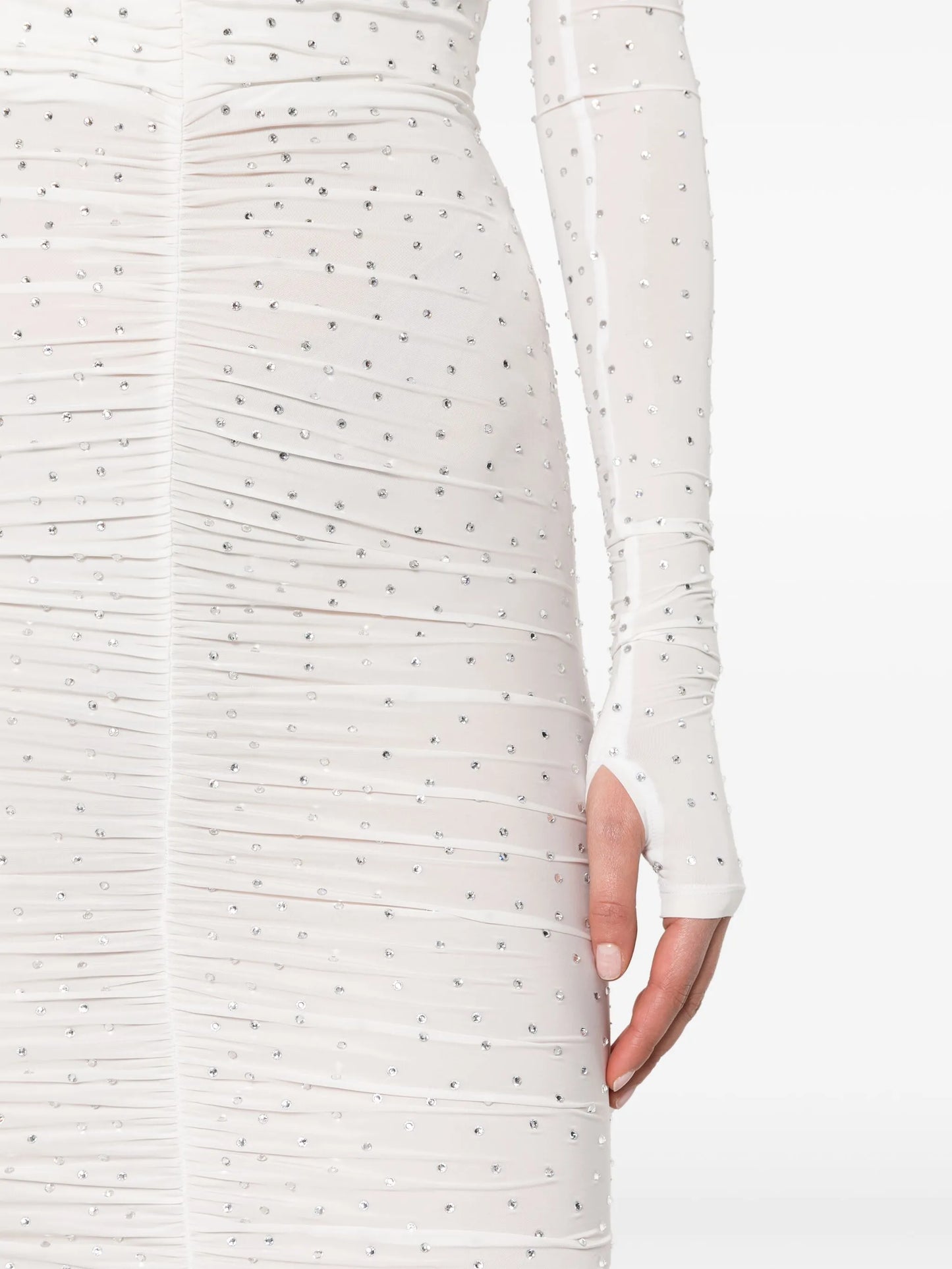 crystal-embellished dress