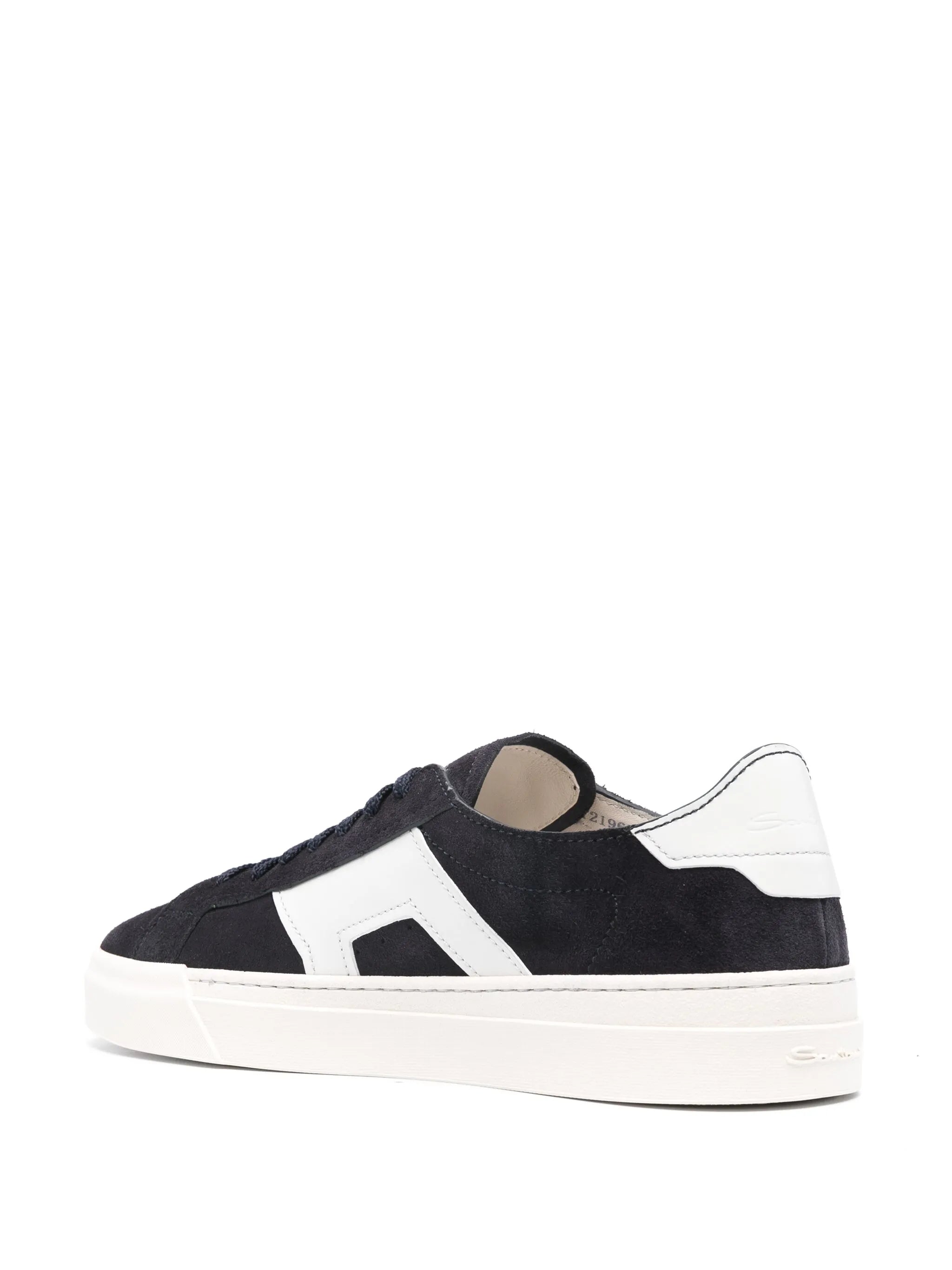 Double Buckle suede sneakers