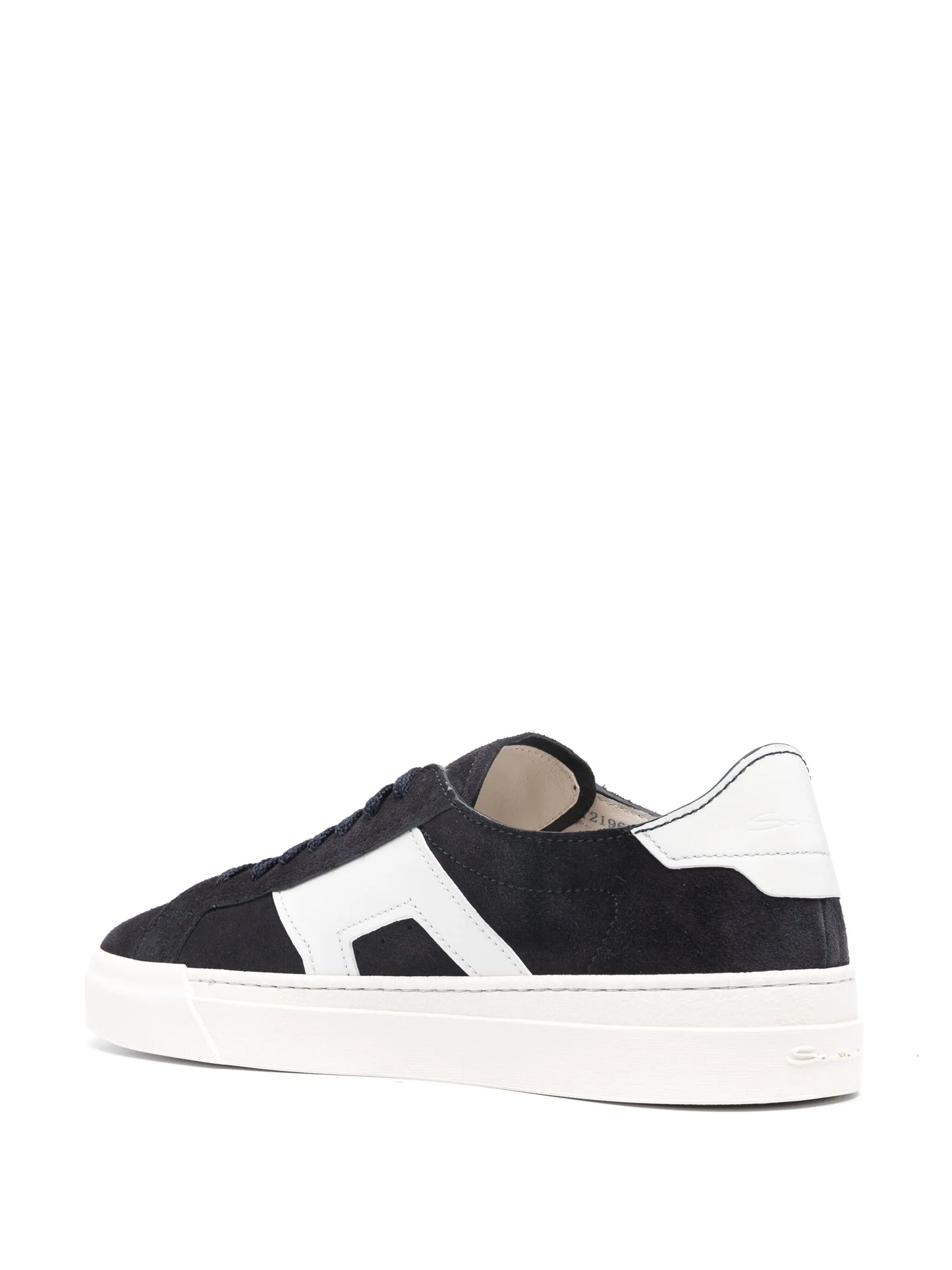 Double Buckle suede sneakers