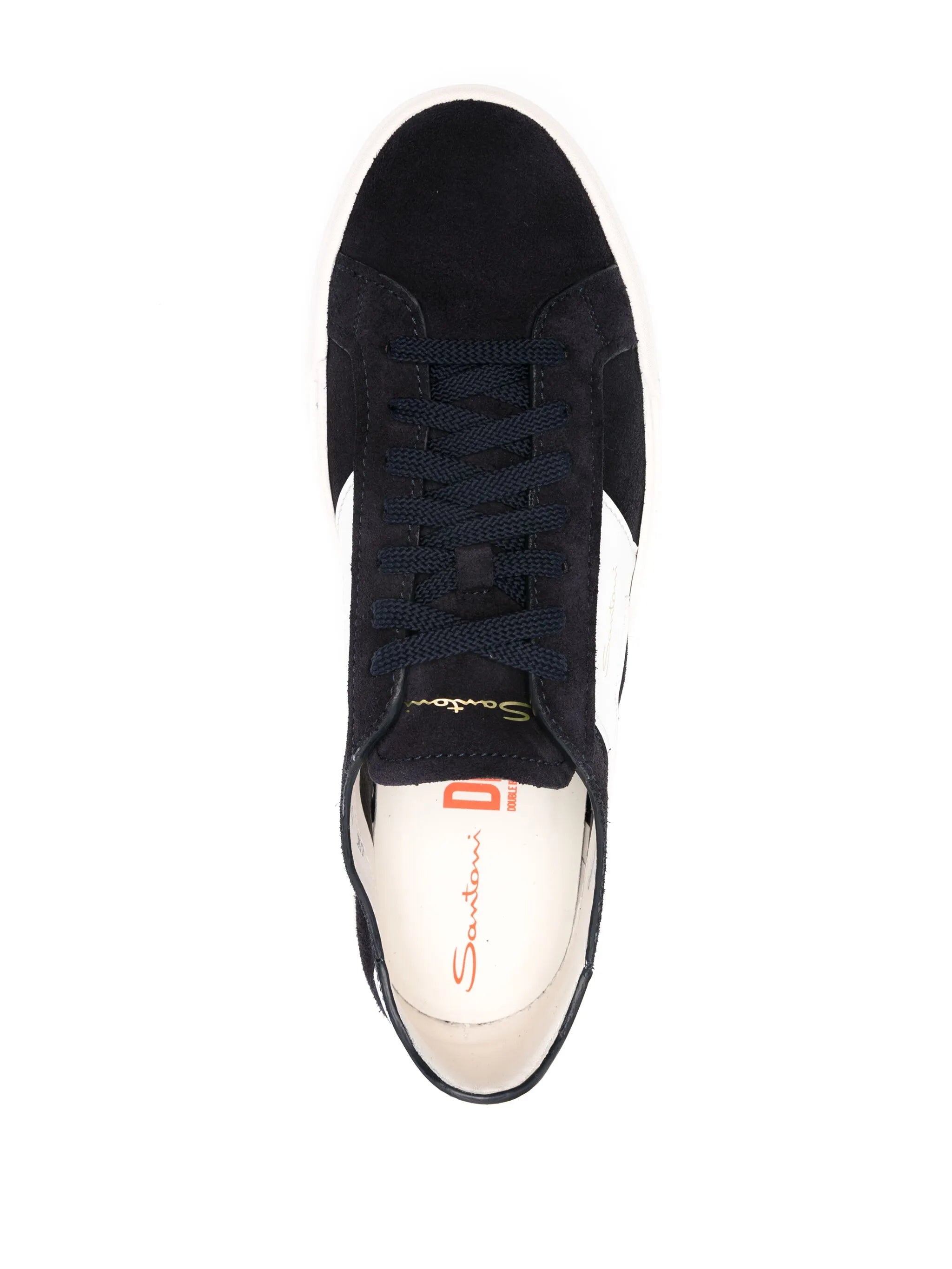 Double Buckle suede sneakers