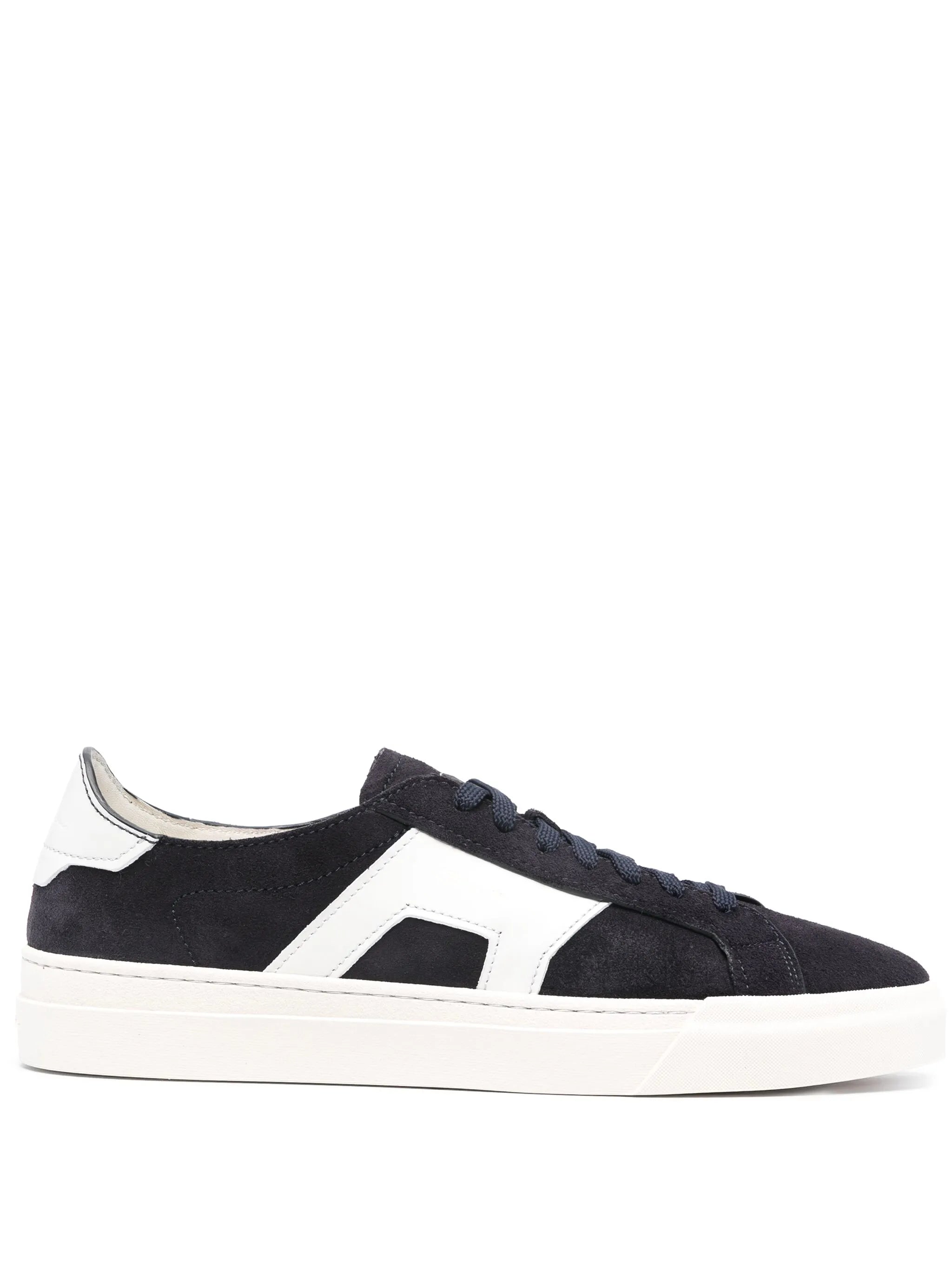 Double Buckle suede sneakers