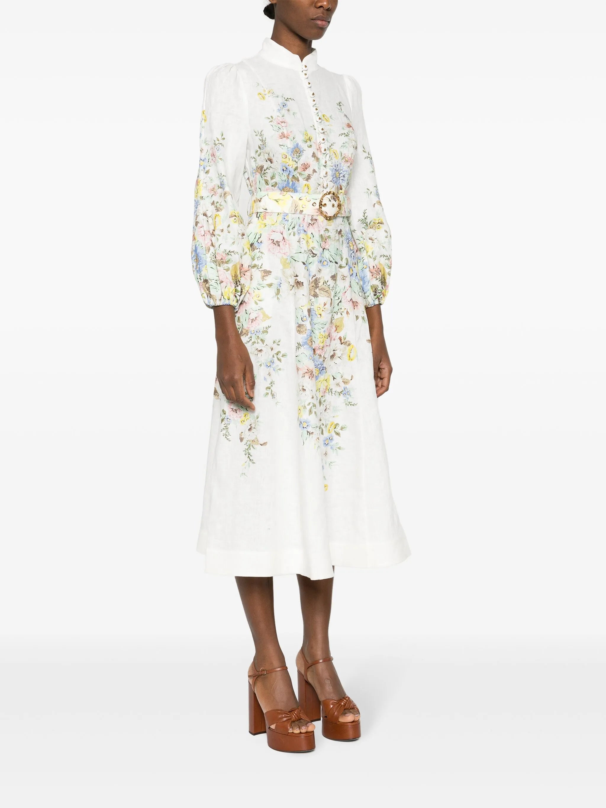 Matchmaker floral-print midi dress