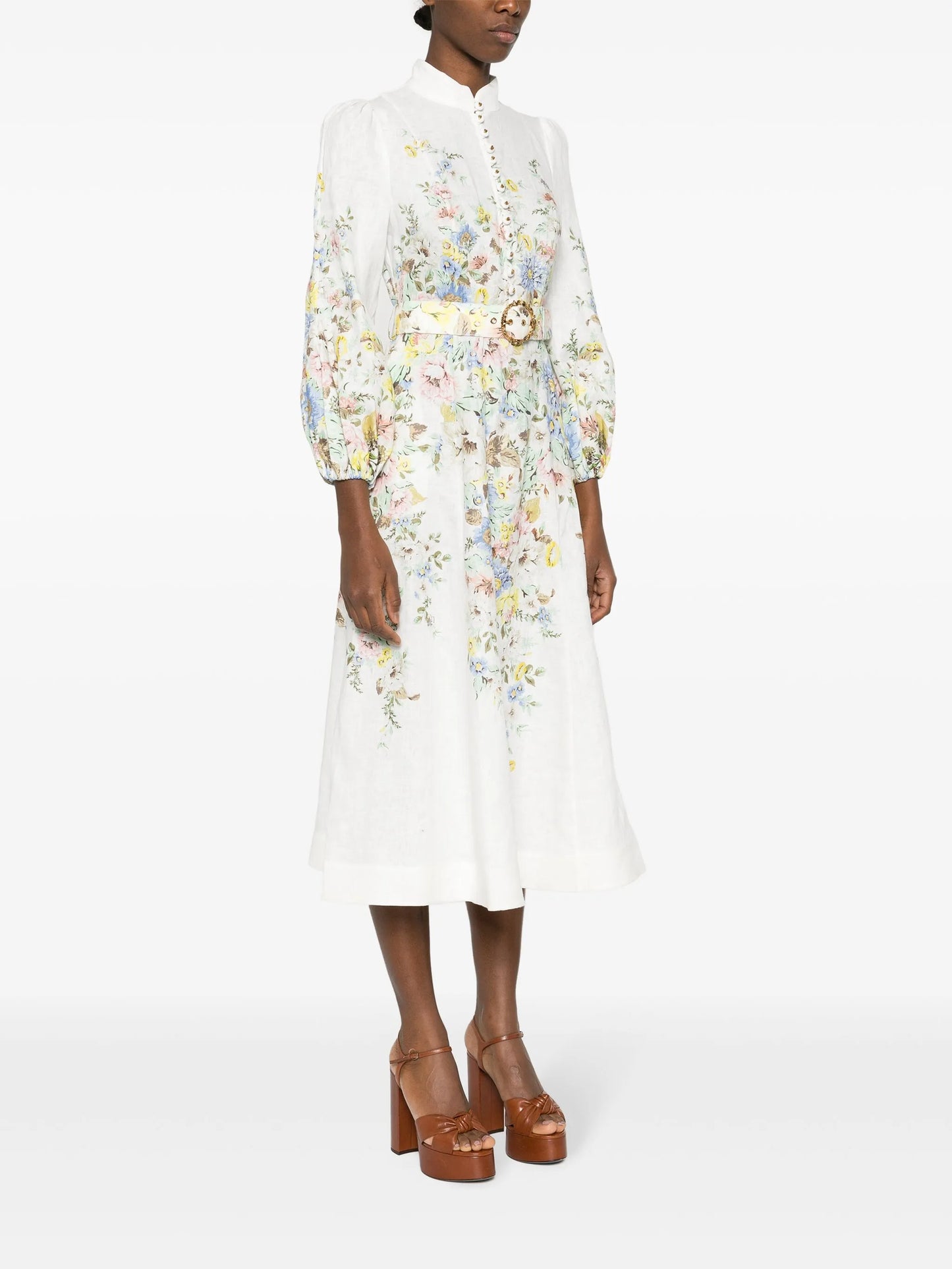Matchmaker floral-print midi dress