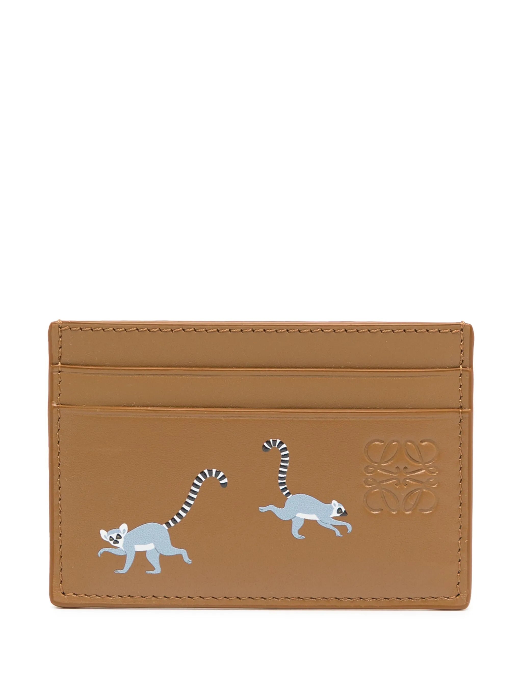 x Suna Fujita Lemur leather card holder