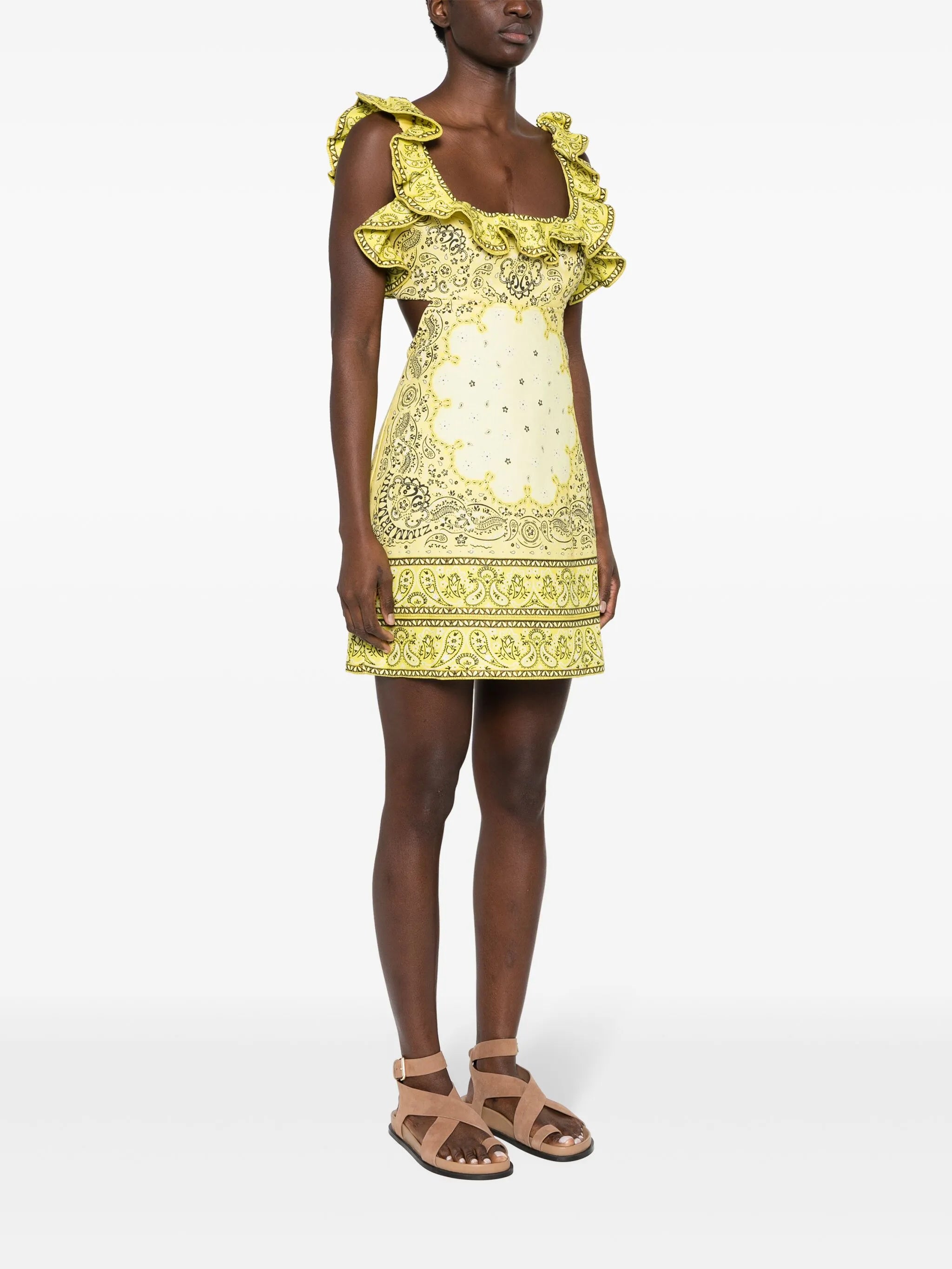Matchmaker Frilled mini dress