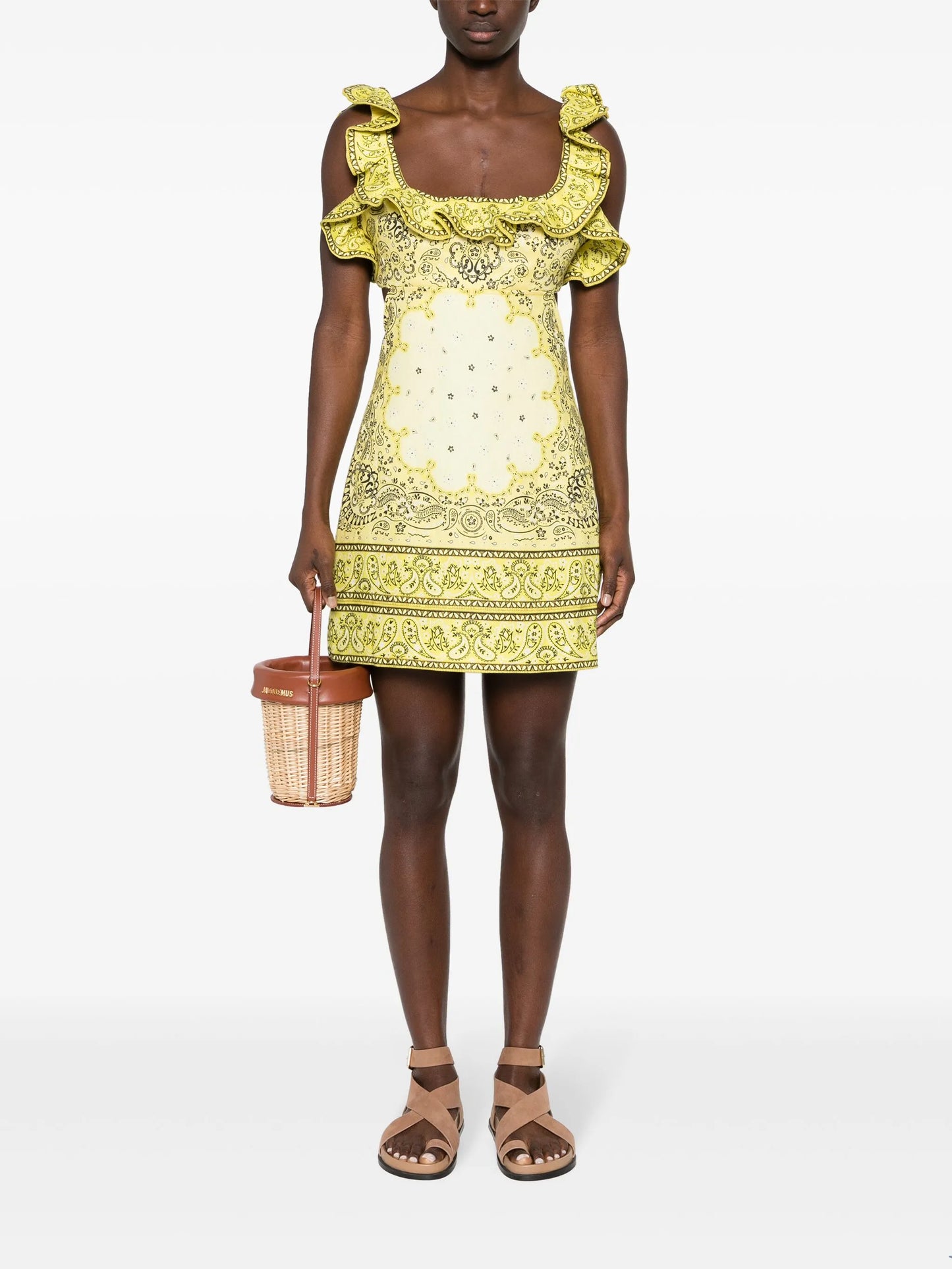 Matchmaker Frilled mini dress