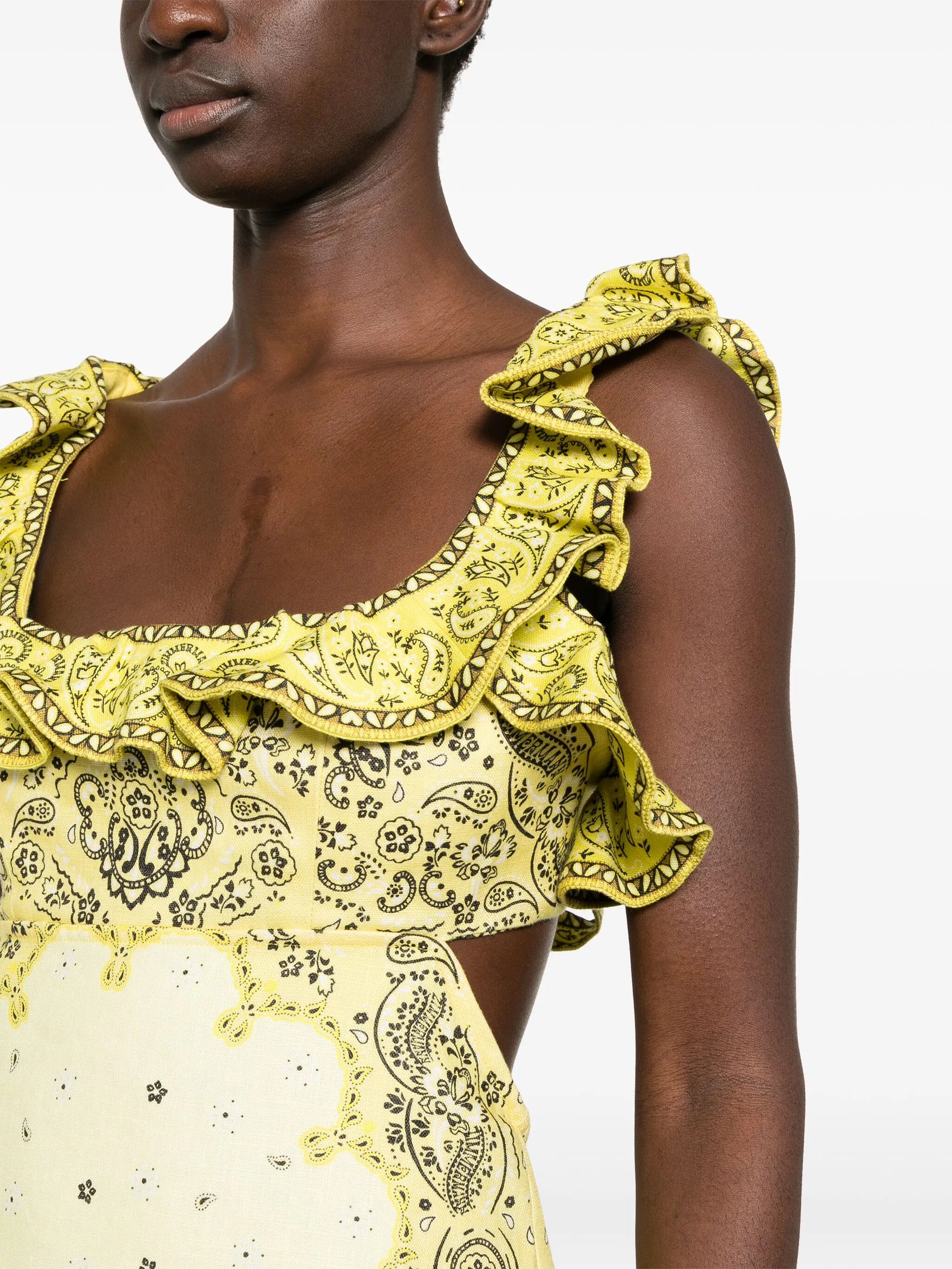 Matchmaker Frilled mini dress