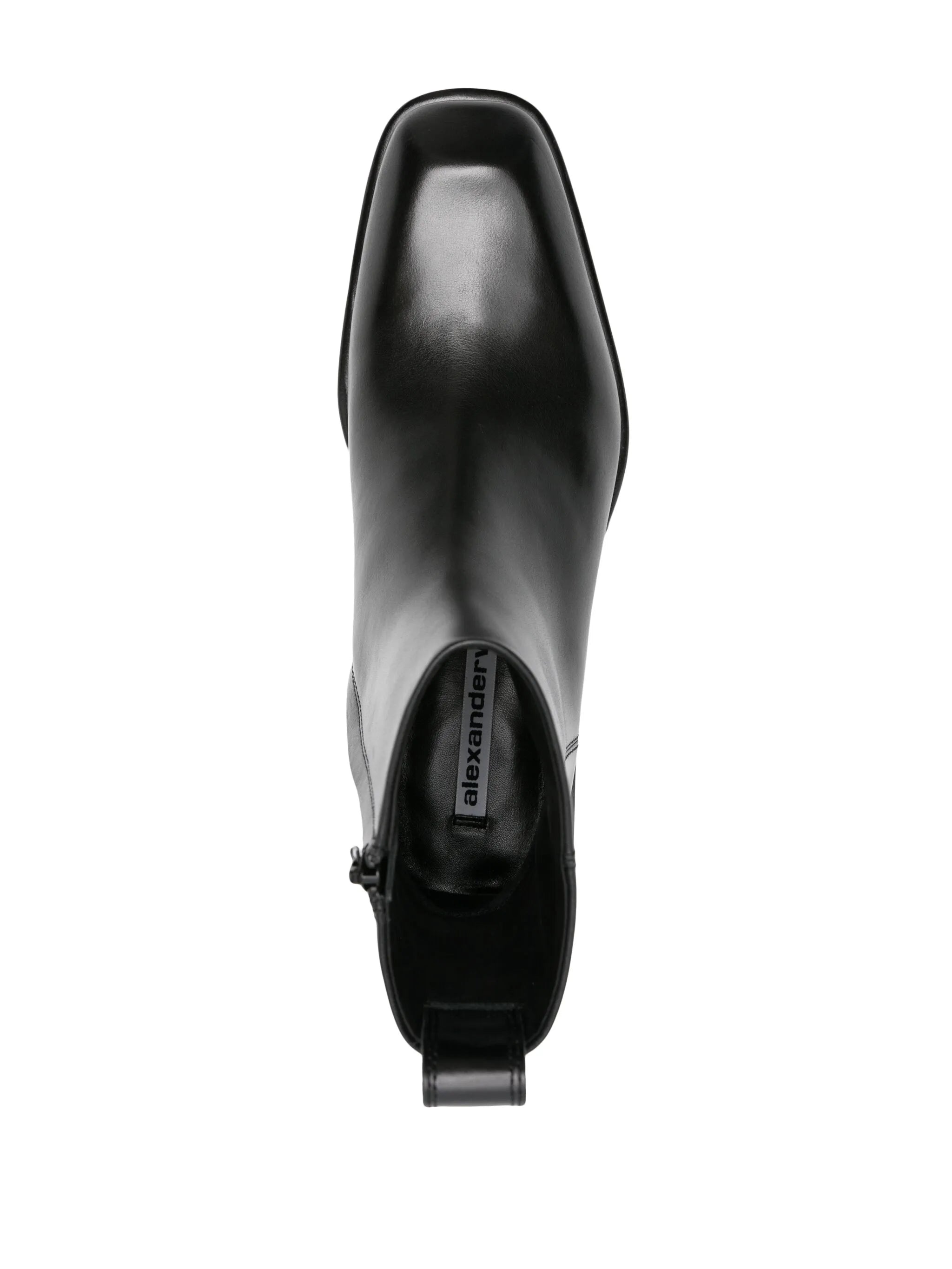 Throttle 35mm leather ankle boots