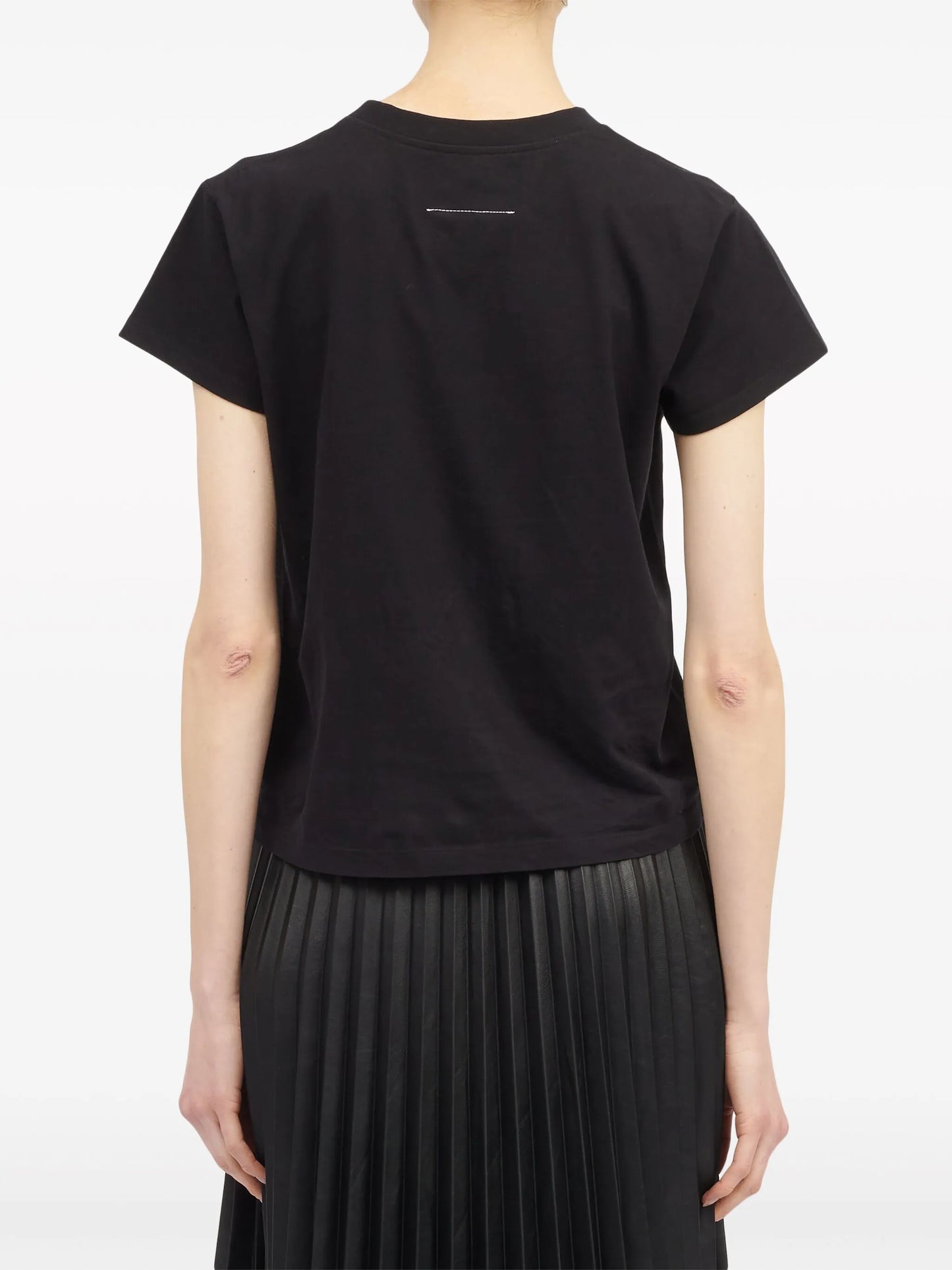 numbers-motif cotton T-shirt