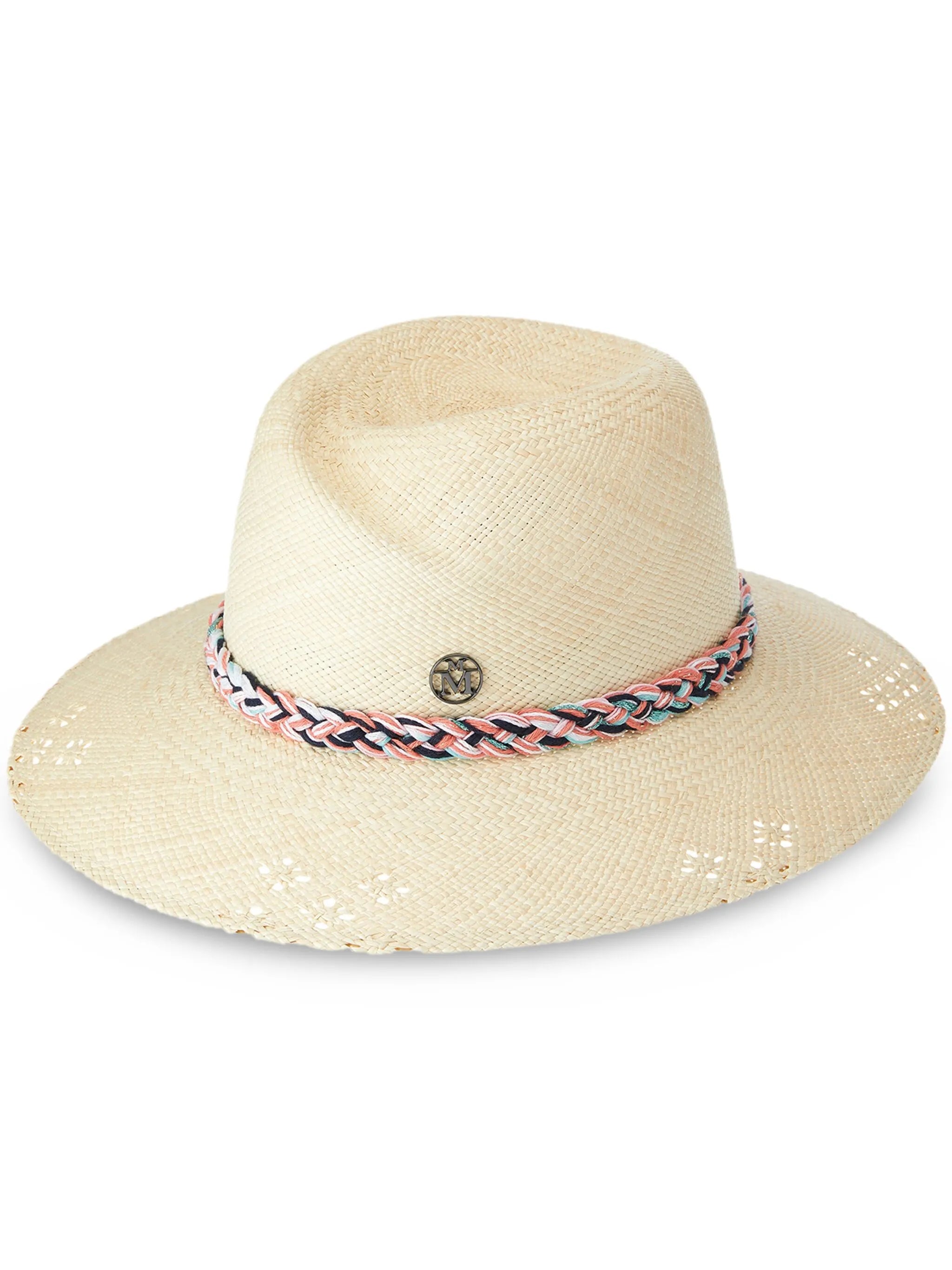 Virginie straw fedora hat