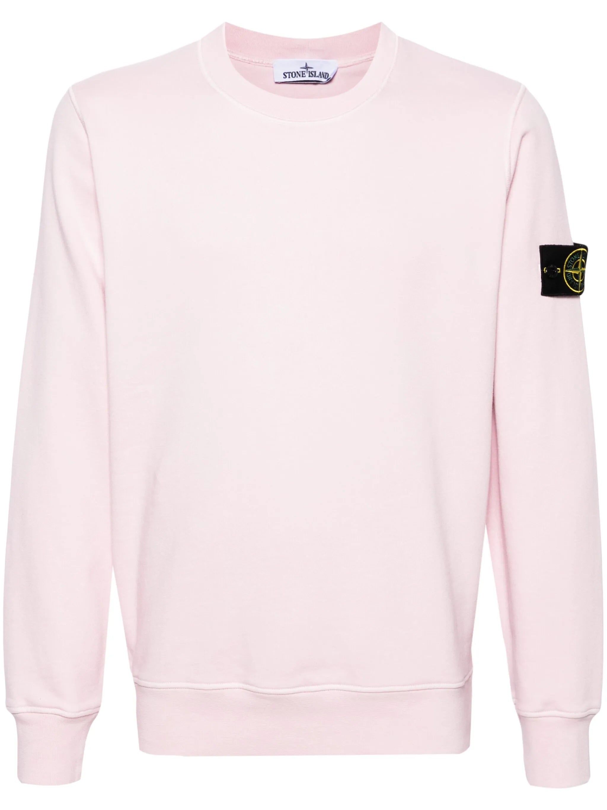 Compass-badge cotton sweatshirt