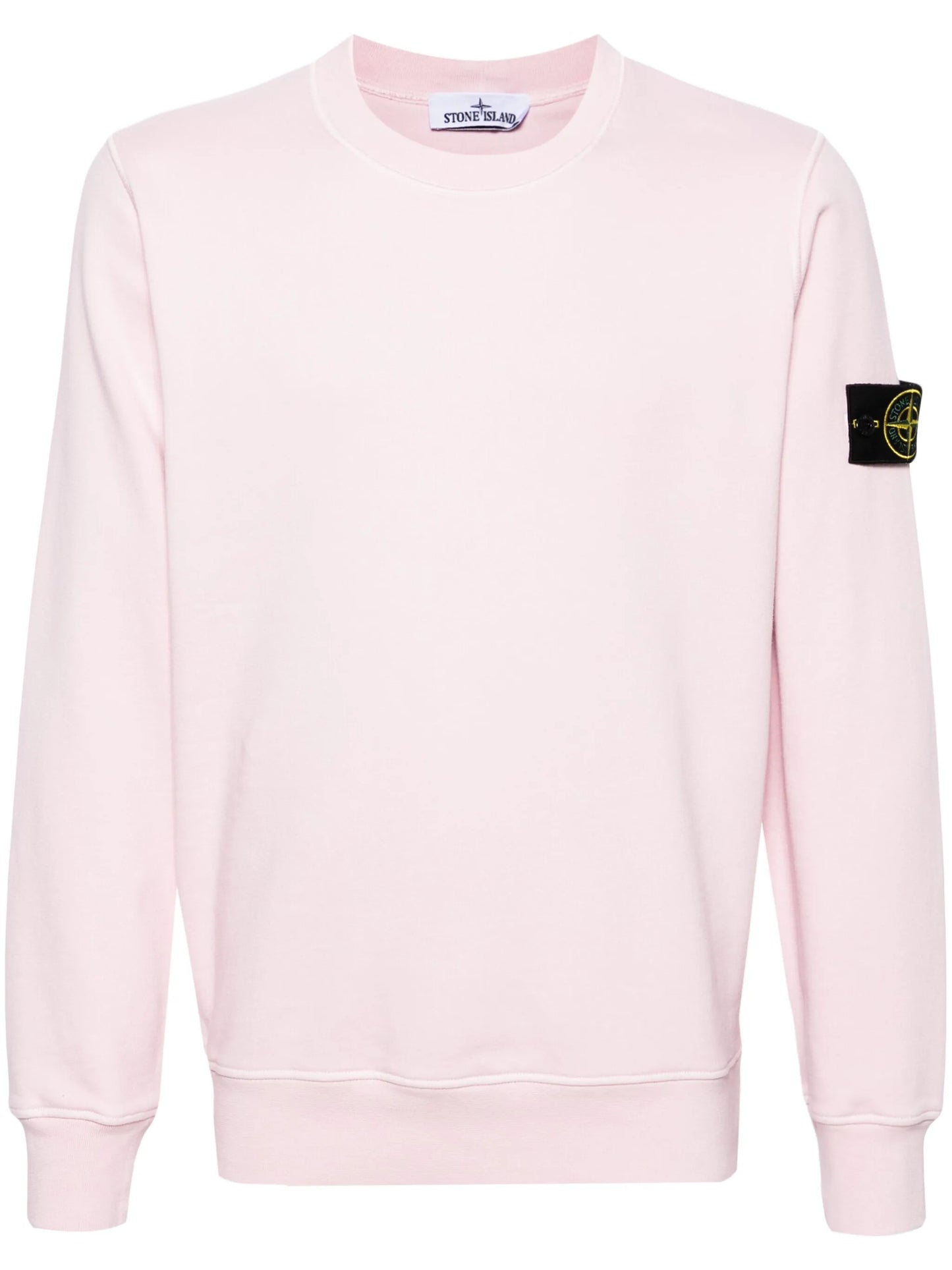 Compass-badge cotton sweatshirt