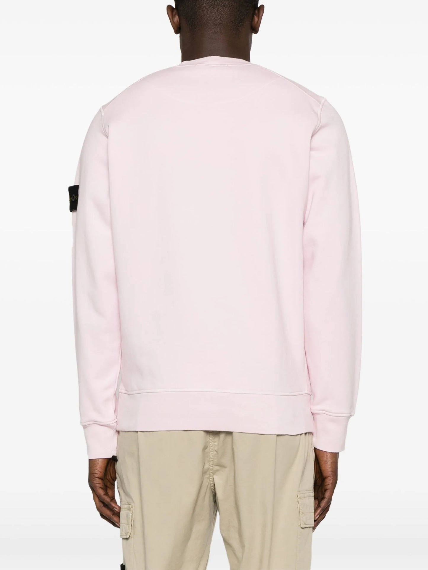 Compass-badge cotton sweatshirt