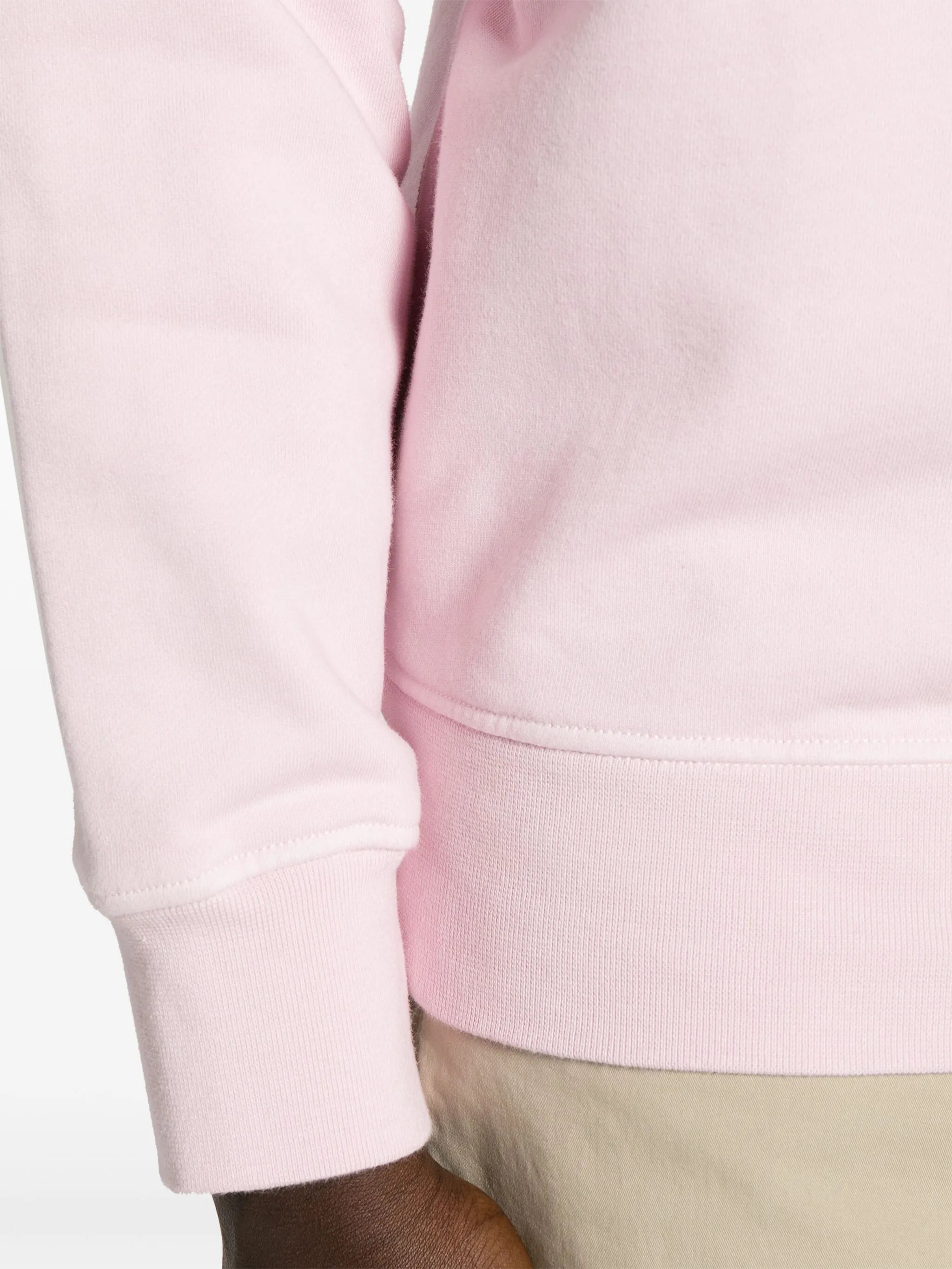 Compass-badge cotton sweatshirt
