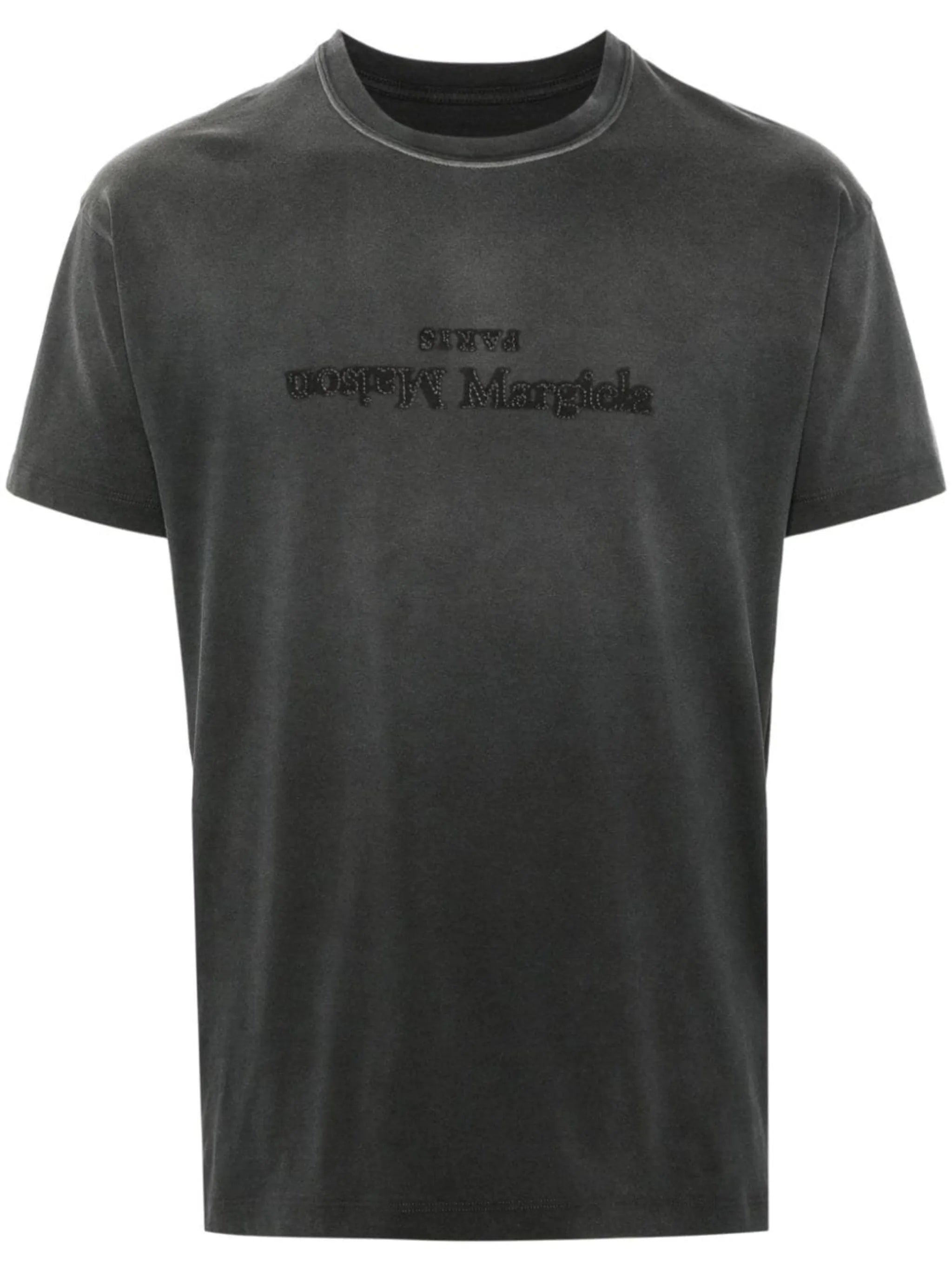 Reverse logo-print cotton T-shirt