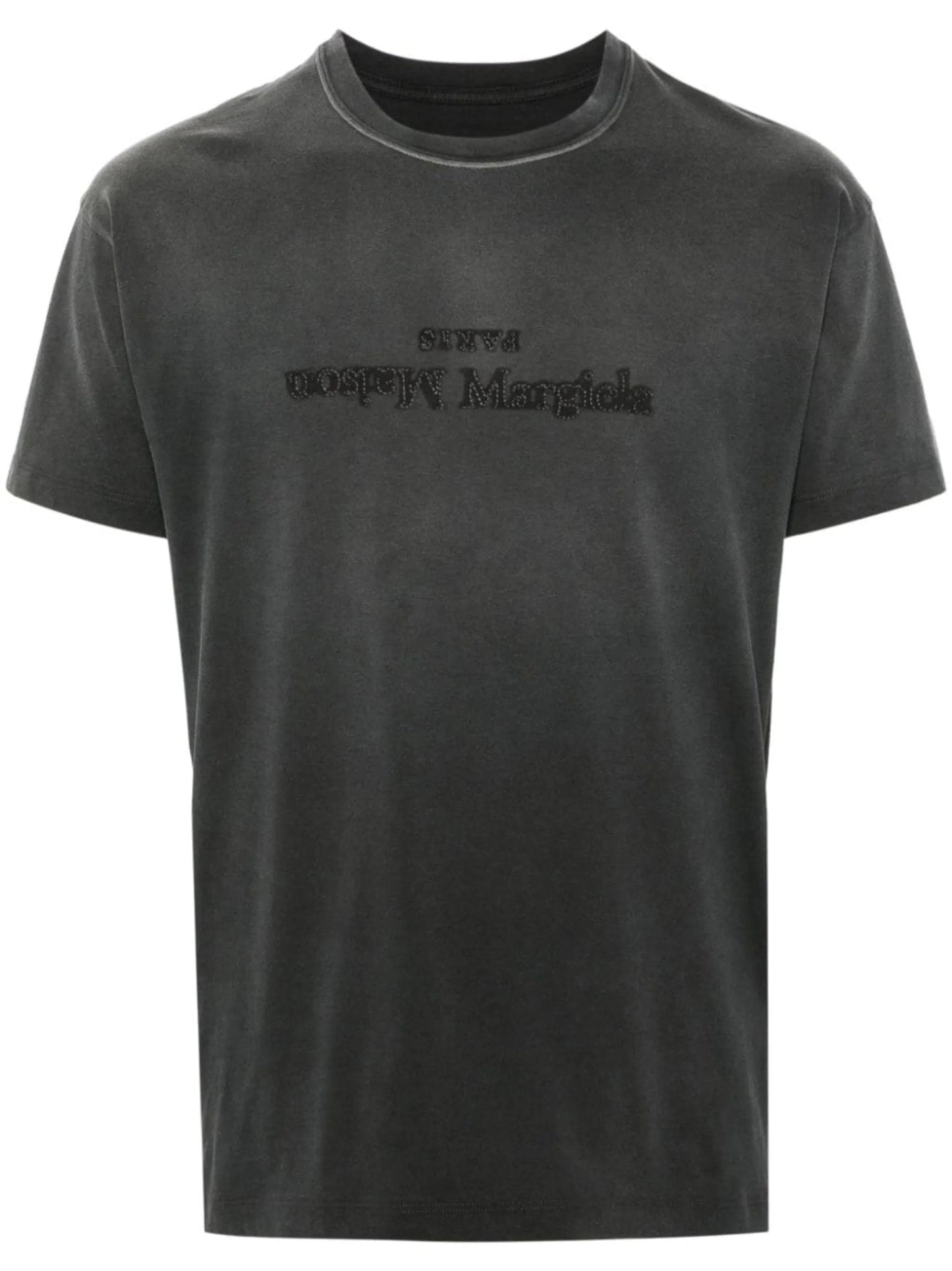 Reverse logo-print cotton T-shirt