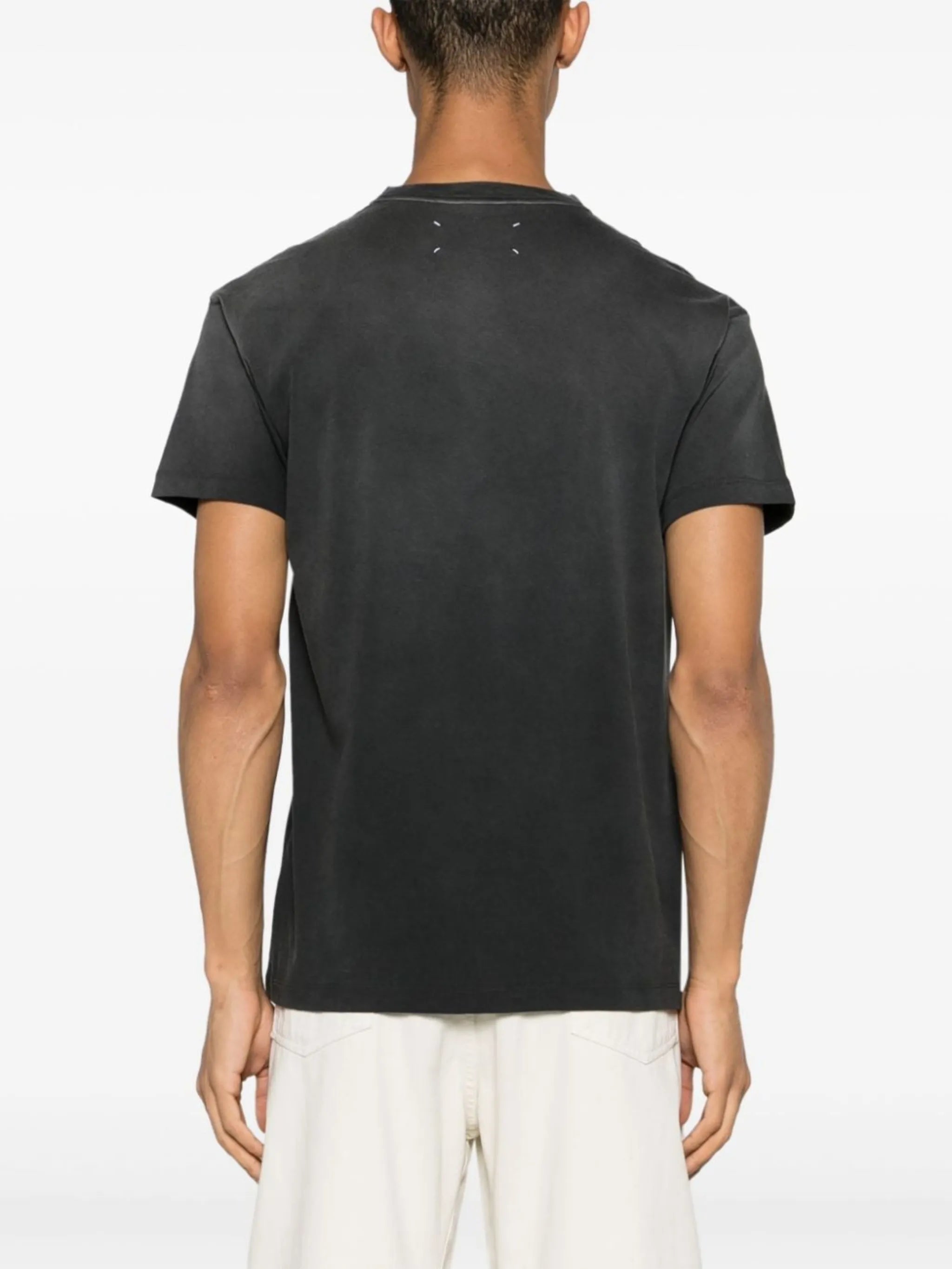 Reverse logo-print cotton T-shirt