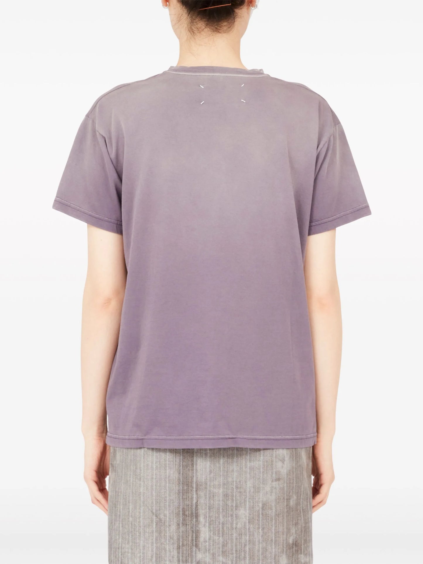 Reverse logo-print cotton T-shirt