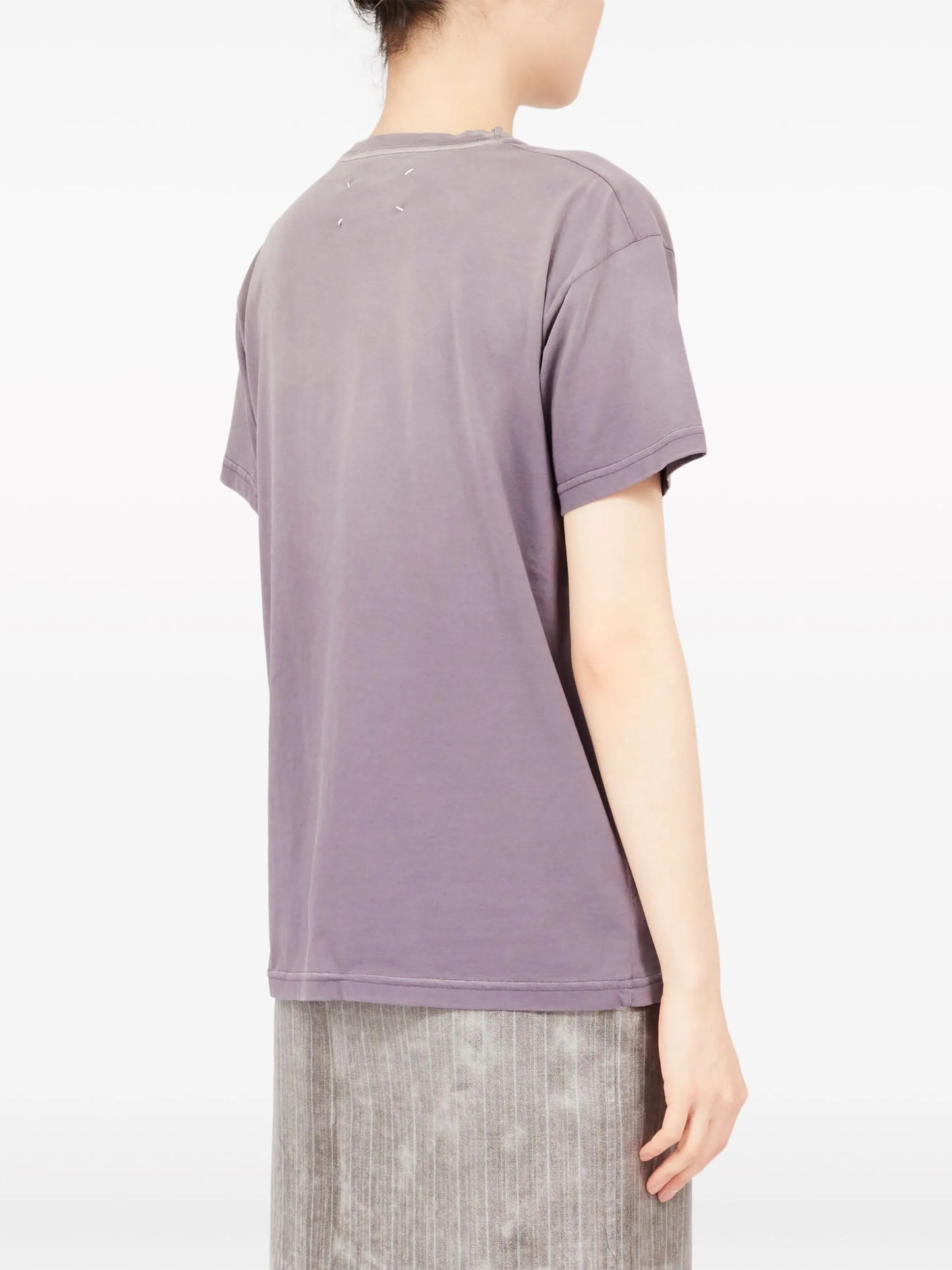 Reverse logo-print cotton T-shirt
