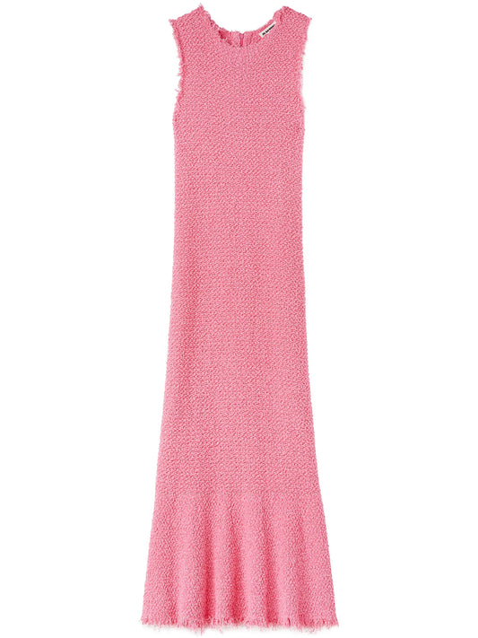 embroidered sleeveless maxi dress