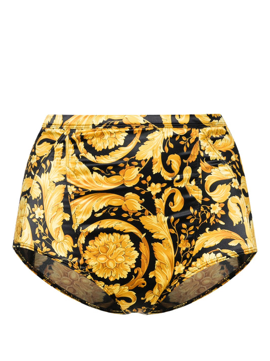 Barocco-print high-waisted briefs