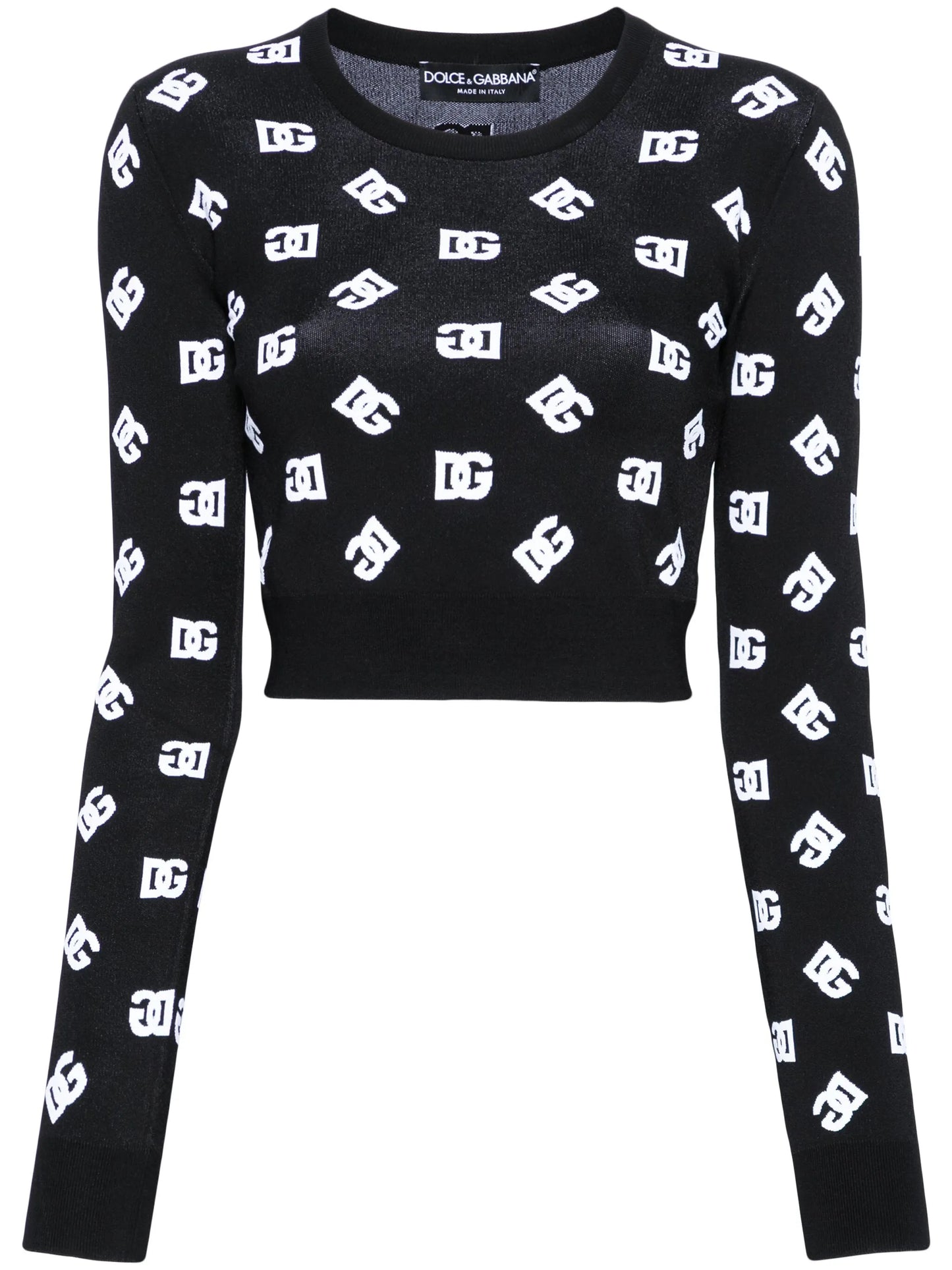 DG-logo jacquard sweater